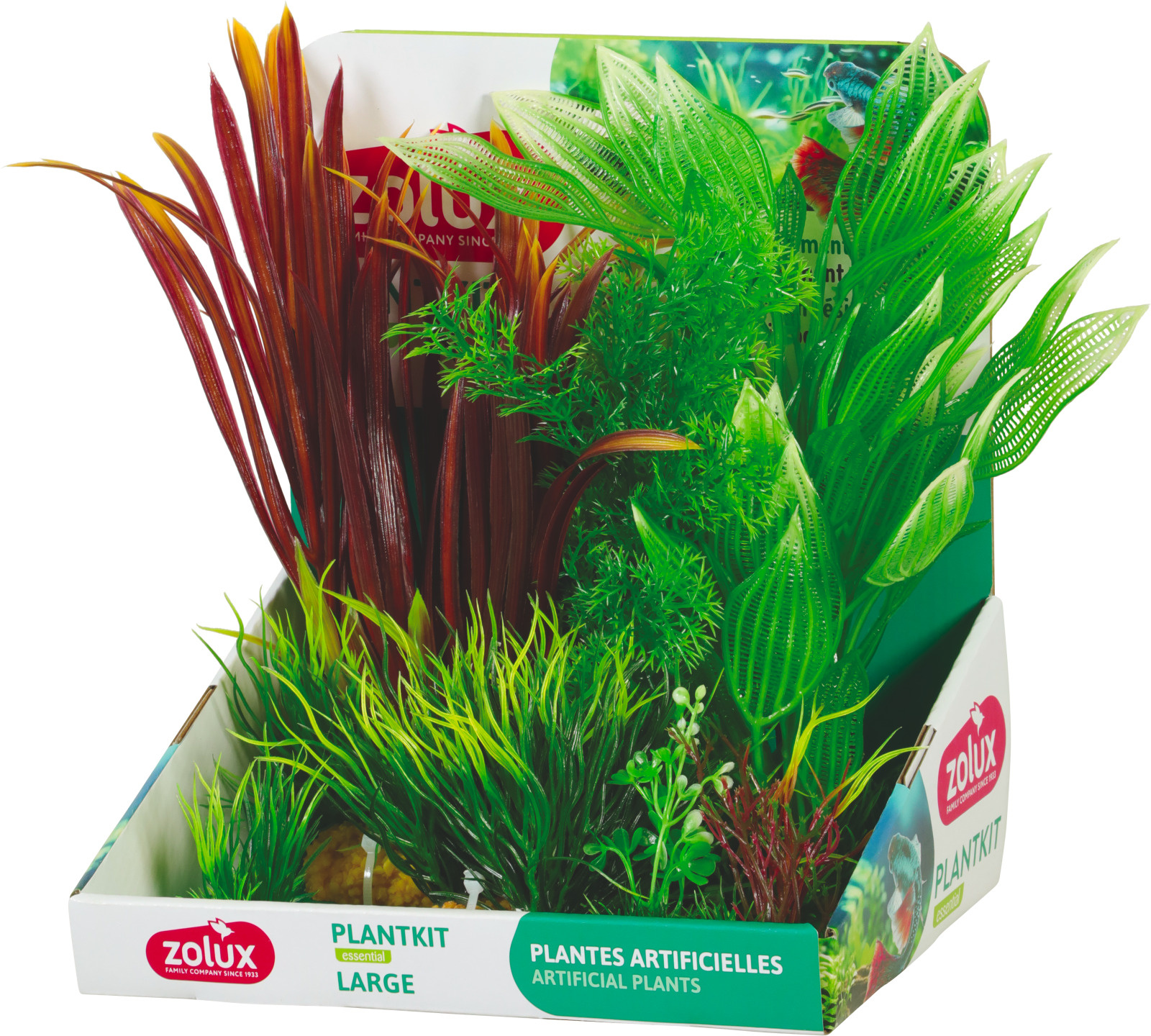 ZOLUX PlantKit Large 2 - Lot de plantes artificielles pour aquarium