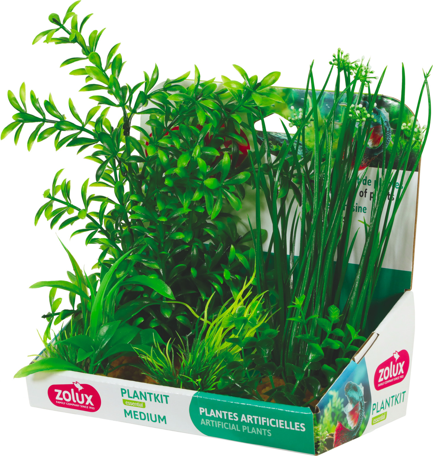 ZOLUX PlantKit Medium 5 - Lot de plantes artificielles pour aquarium