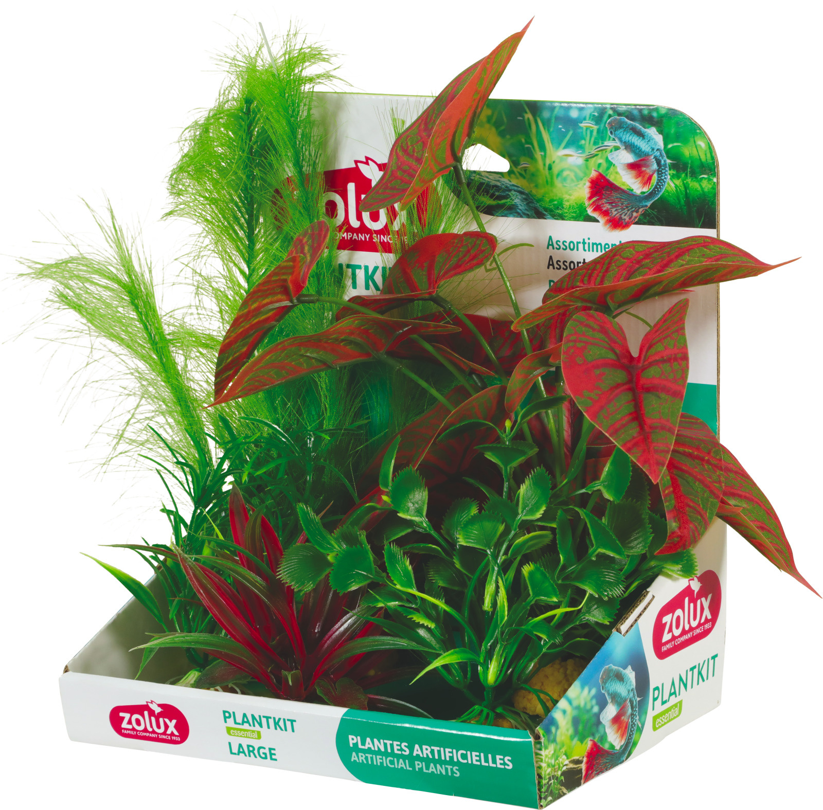 ZOLUX PlantKit Large 5 - Lot de plantes artificielles pour aquarium