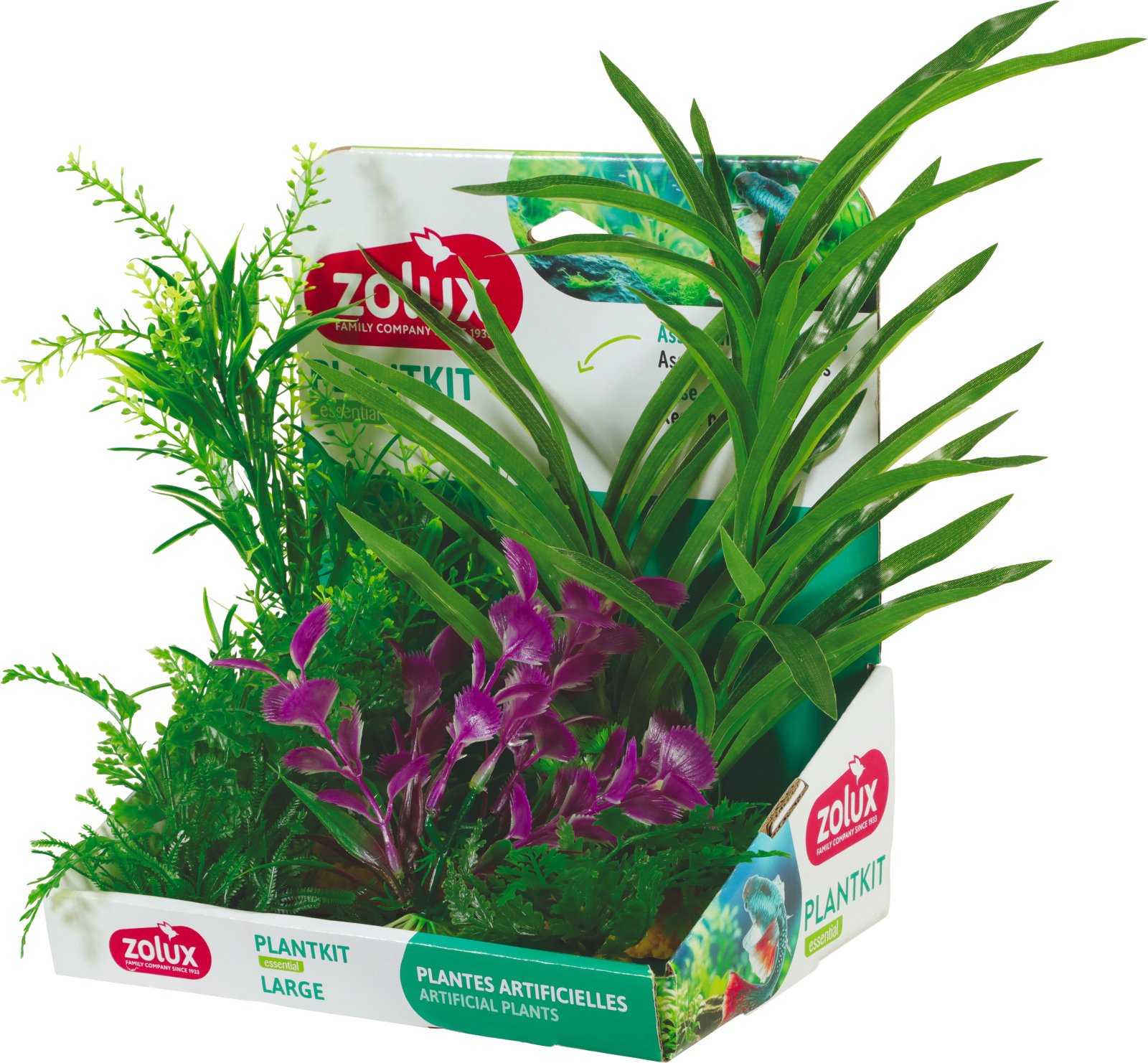 ZOLUX PlantKit Large 6 - Lot de plantes artificielles pour aquarium