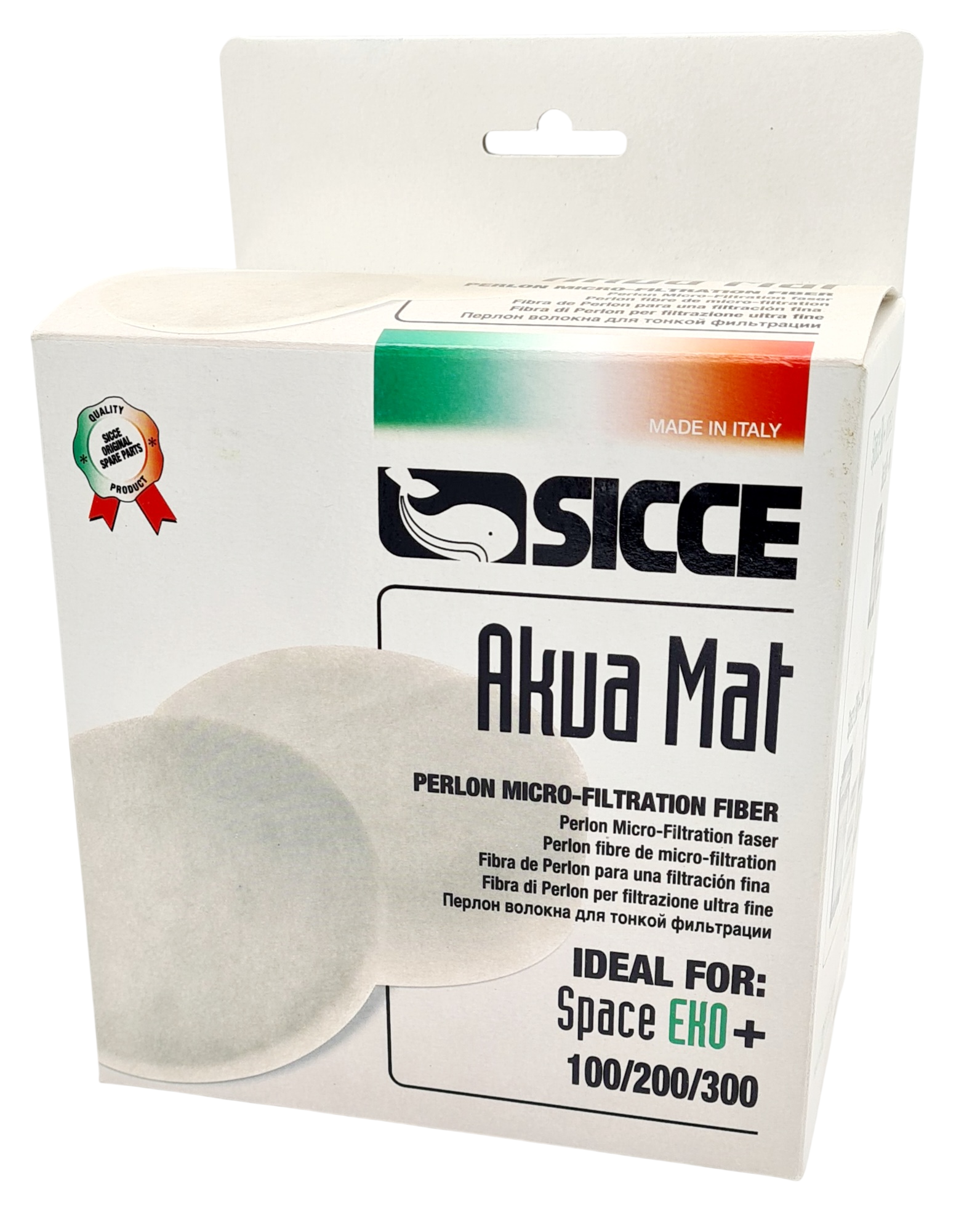 SICCE Lot de 4 ouates de filtration pour filtre externe Space EKO