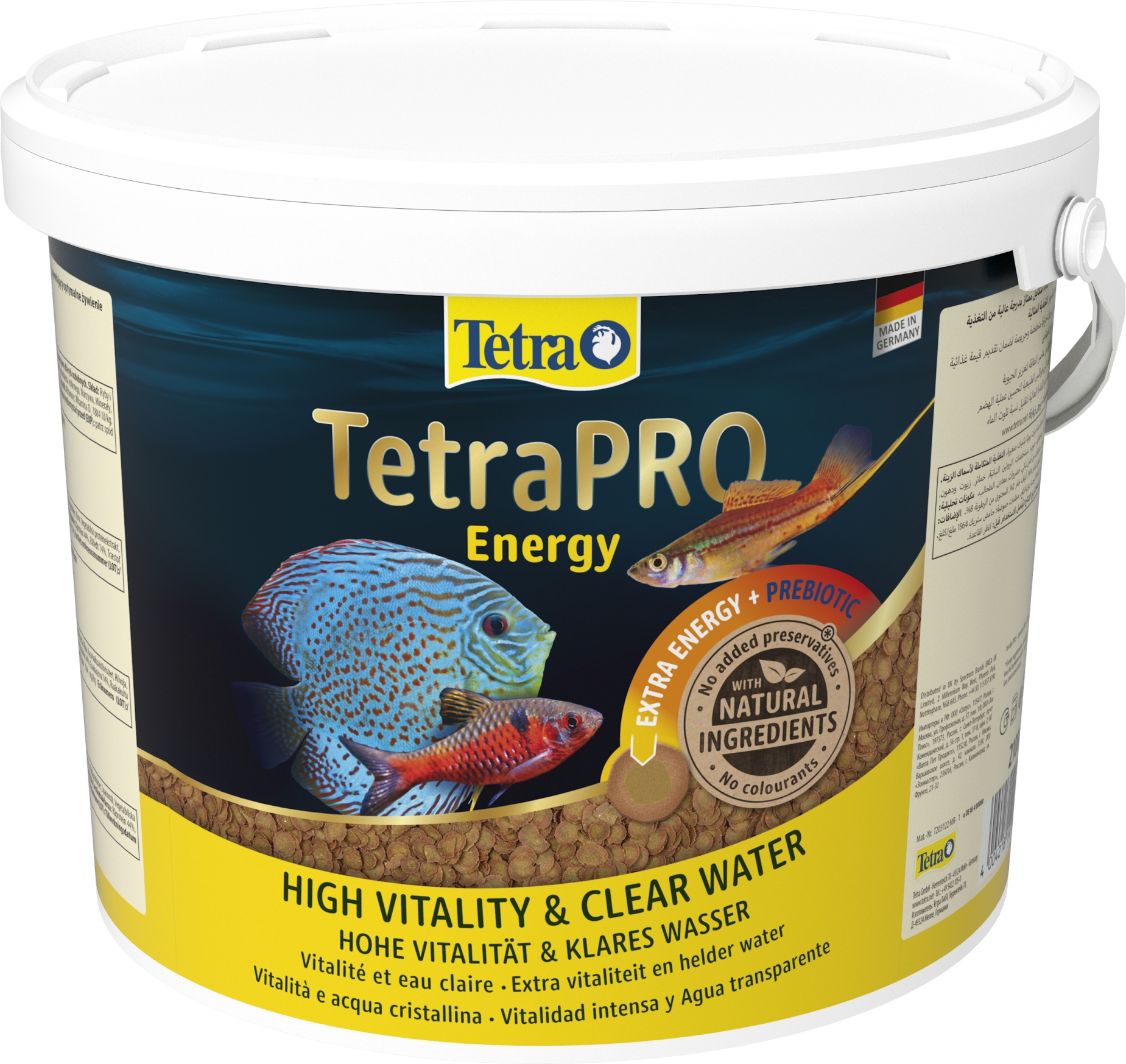 TETRA TetraPro Energy 10L aliment en chips de qualité supérieure pour poissons d\'ornement