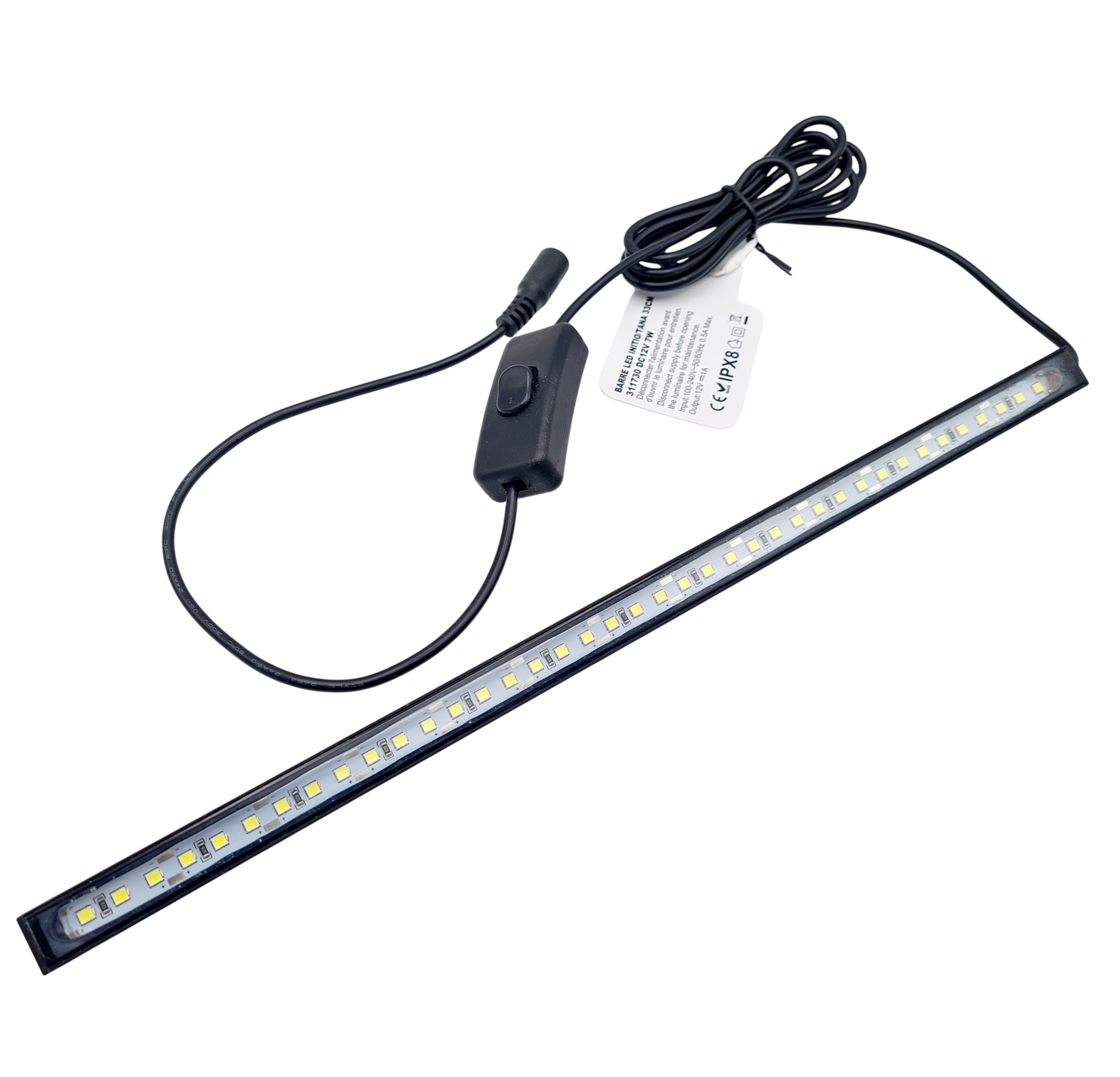 ZOLUX Ekaï 30 LED tube d\'éclairage LEDs 5W 6500K lumière du jour pour aquariums Ekaï et Initio 40