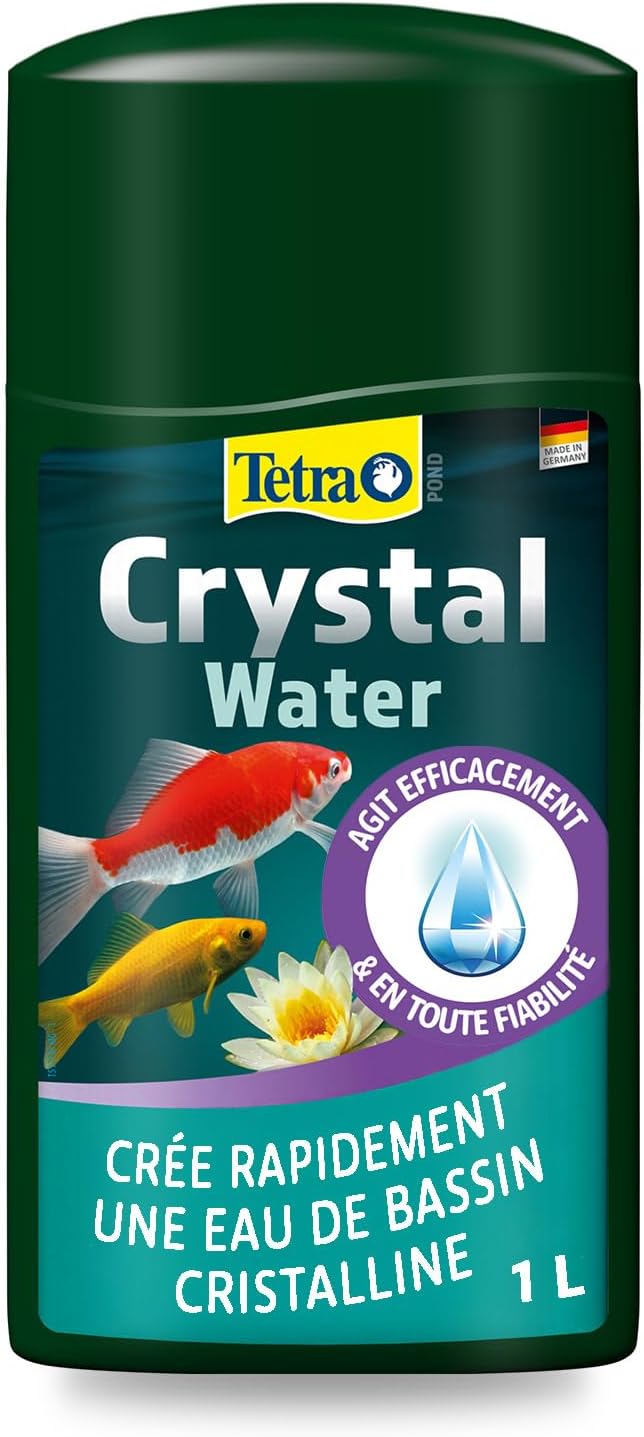 TETRA Pond Crystal Water 1L clarificateur d\'eau pour bassin. Traite jusqu\'à 20000 L