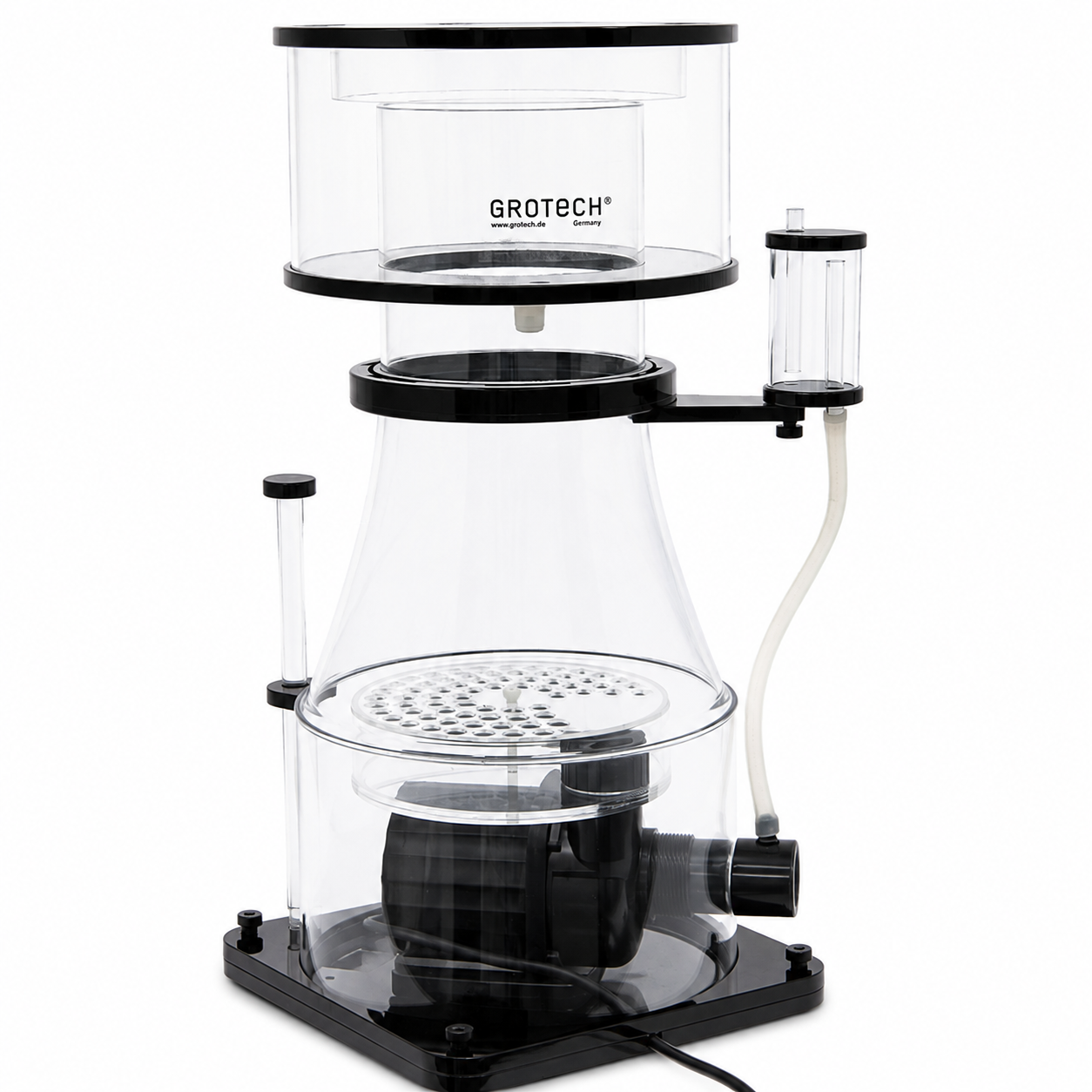 GROTECH PS-250 écumeur interne avec pompe basse consommation 24V réglable pour aquarium jusqu\'à 2500 L