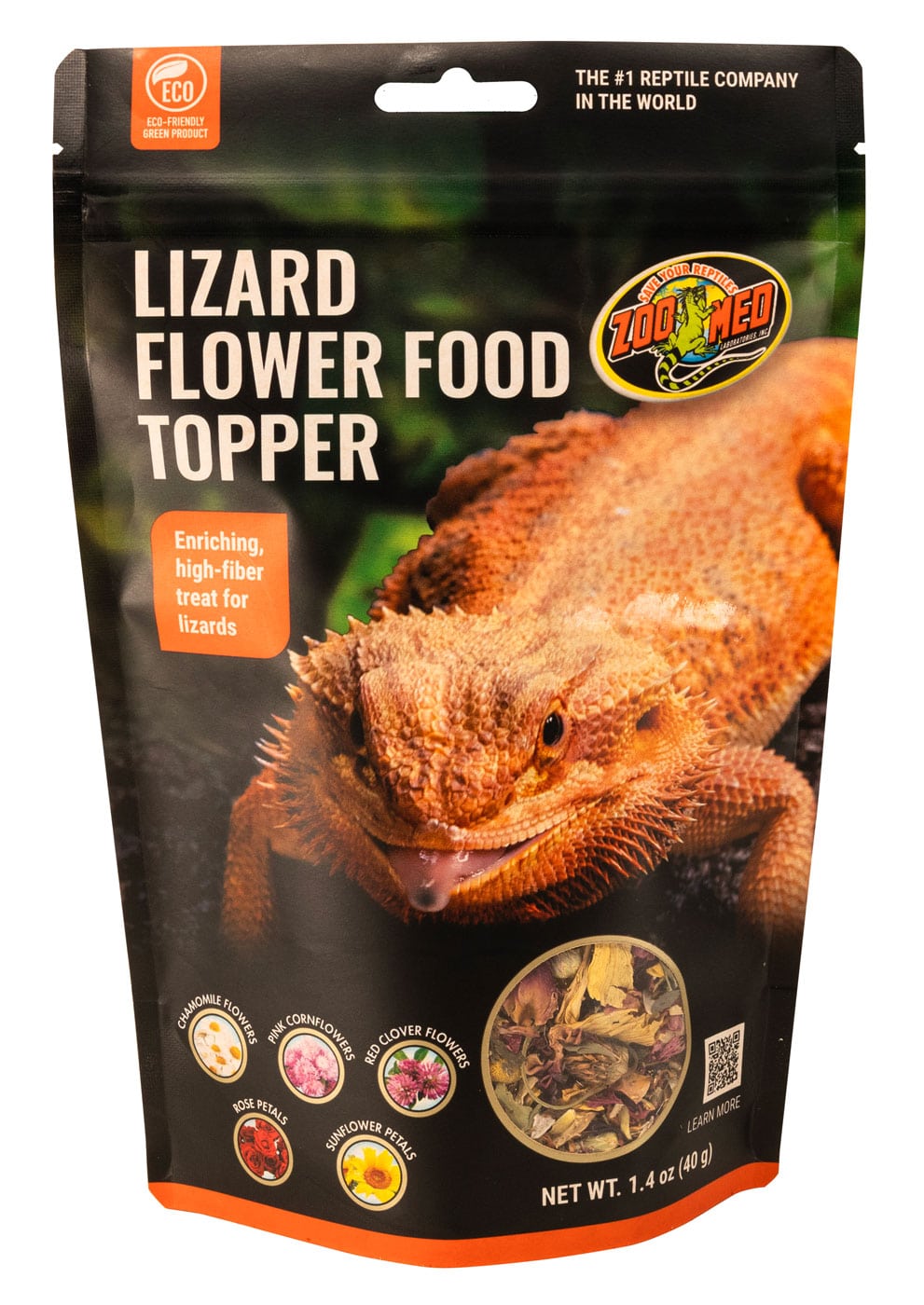 ZOOMED Flower Food Topper Lizard 40 gr aliment à base de fleurs pour lézards