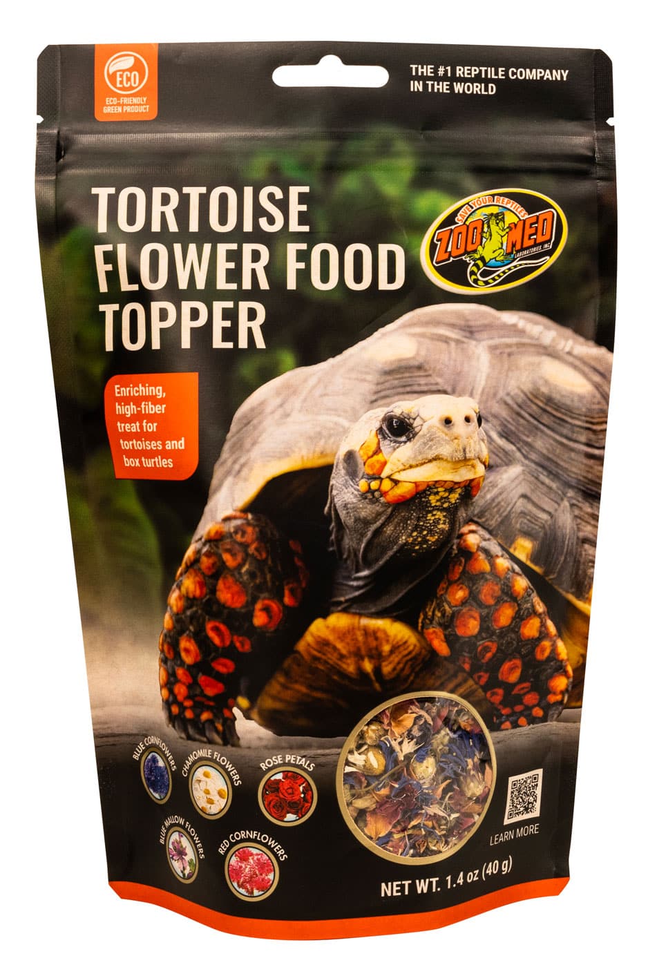 ZOOMED Tortoise Flower Food Topper 40 gr aliment à base de fleurs pour tortues terrestres