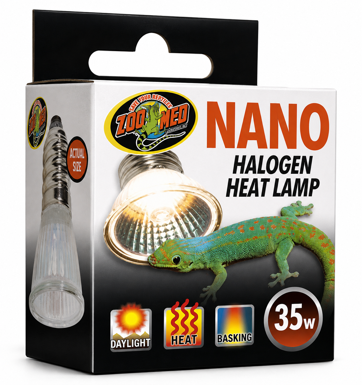ZOOMED Nano Halogen Heat 35W spot halogène culot E27 lumière du jour pour terrariums