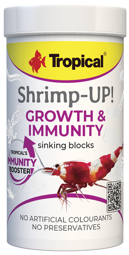TROPICAL Shrimp Up! Growth & Immunity 100 ml nourriture complète pour crevettes avec booster d\'immunité