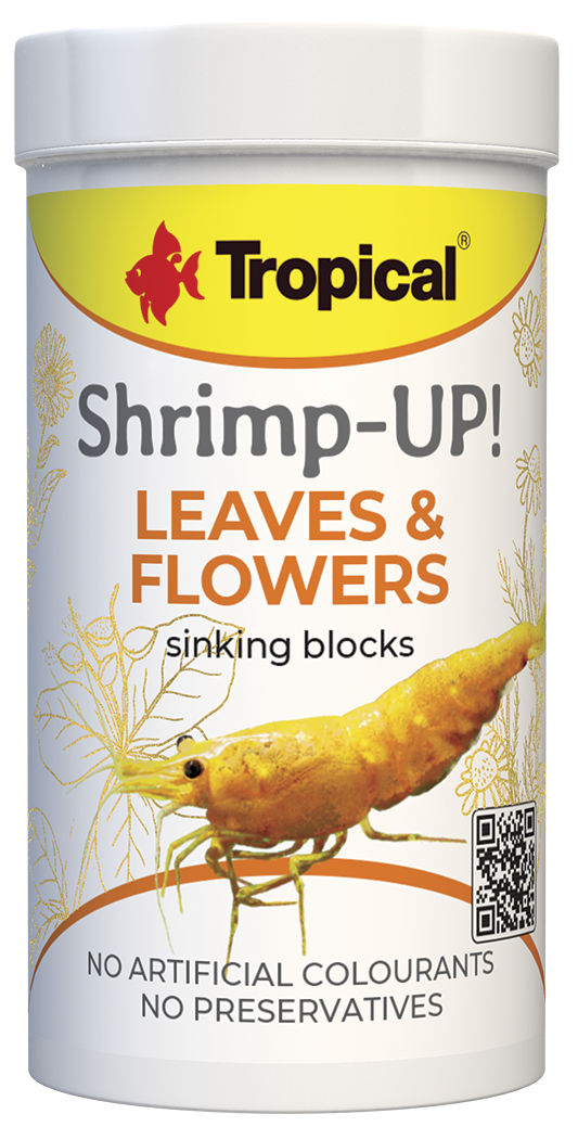 TROPICAL Shrimp Up! Leaves & Flowers 100 ml nourriture pour crevettes à base de feuilles et de fleurs