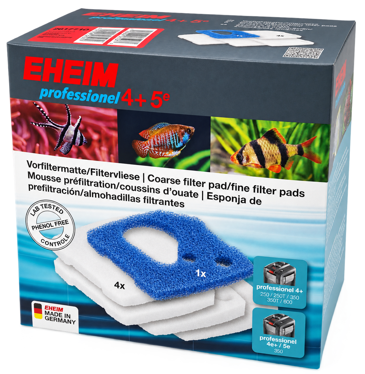 EHEIM Lot de mousses pour filtres Professionel 4+ 2271, 2273, 2275 et 2371, 2373 et 4e+ / 5e 2274