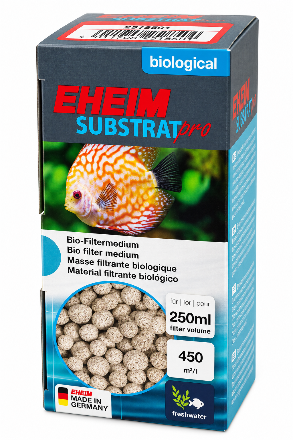 EHEIM Substrat Pro 250 ml support à bactéries pour filtres biologiques et Aquaball