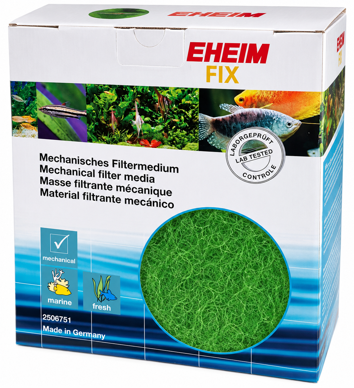 EHEIM Fix 5L materiau à structure spéciale pour filtration mécanique