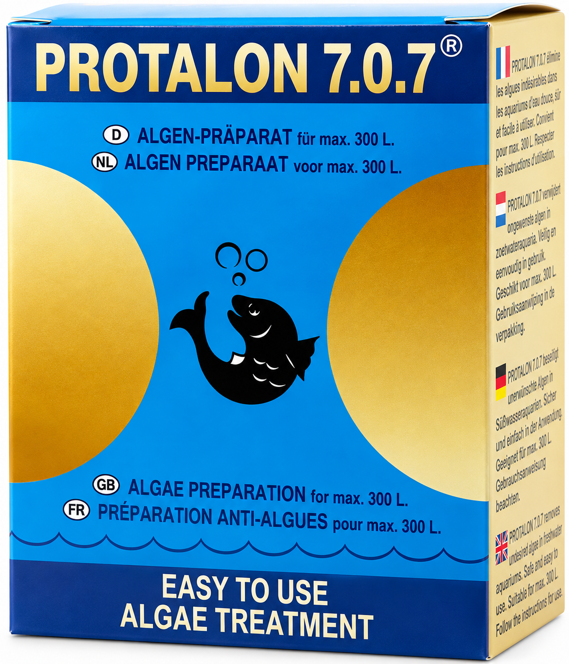 ESHA Protalon 707 combat efficacement toutes les algues dans l\'aquarium d\'eau douce