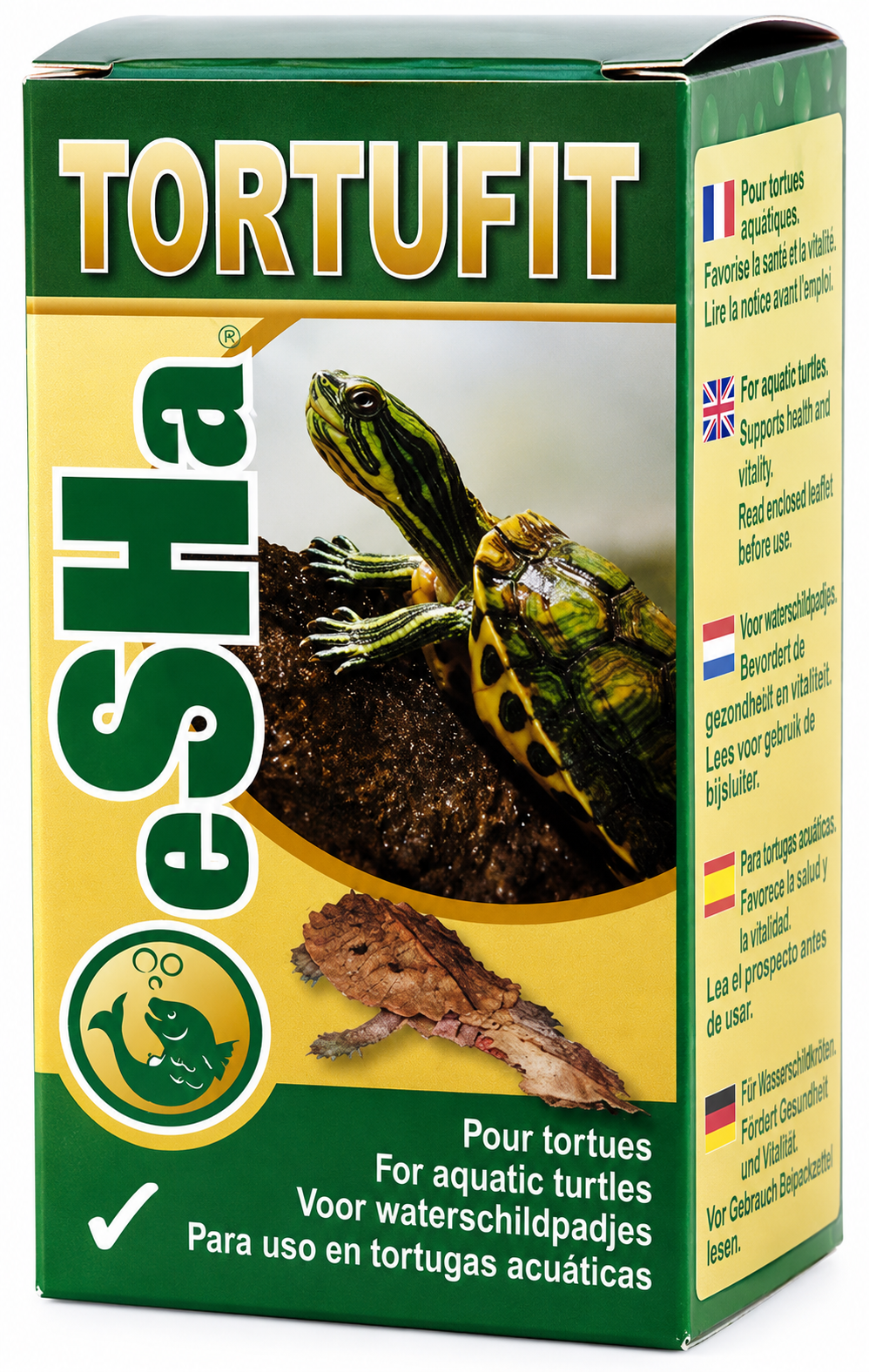 ESHA Tortufit 10 ml assainit et conditionne l\'eau des aquariums avec tortues aquatiques