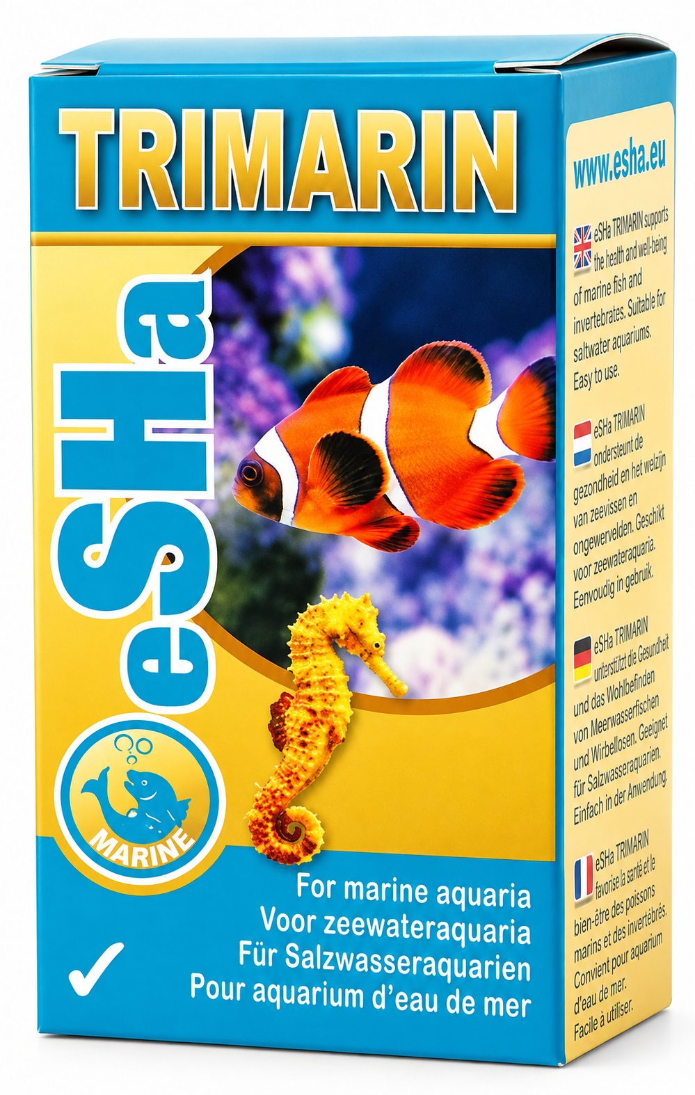 ESHA Trimarin 20ml traitement multi-maladies pour poissons marins ne cohabitant pas avec des invertébrés