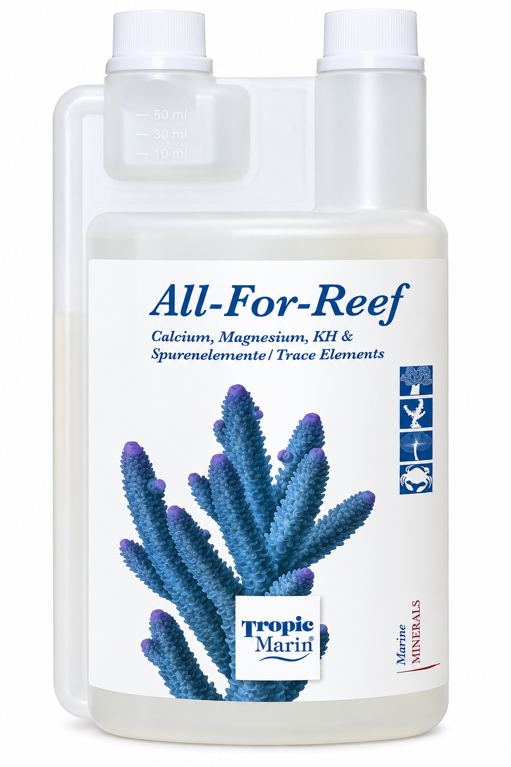 TROPIC MARIN All-For-Reef 500 ml alimentation complète en minéraux pour les aquariums marins