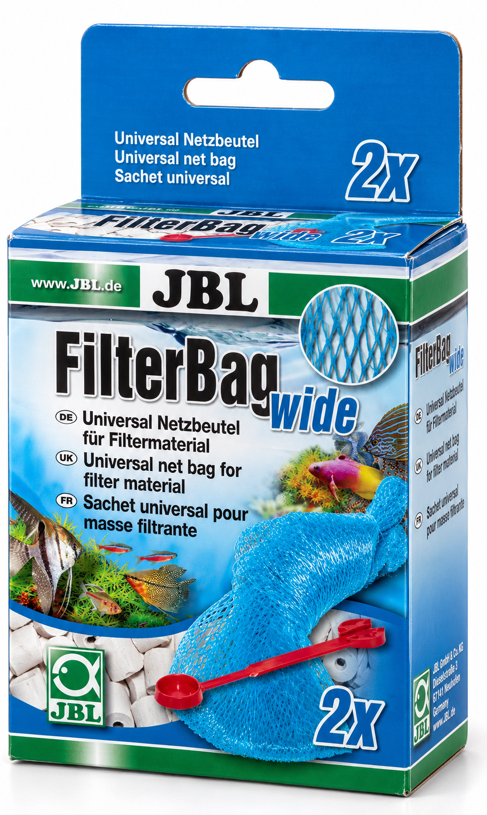 JBL FilterBag wide lot de 2 sacs pour gros matériaux de filtration