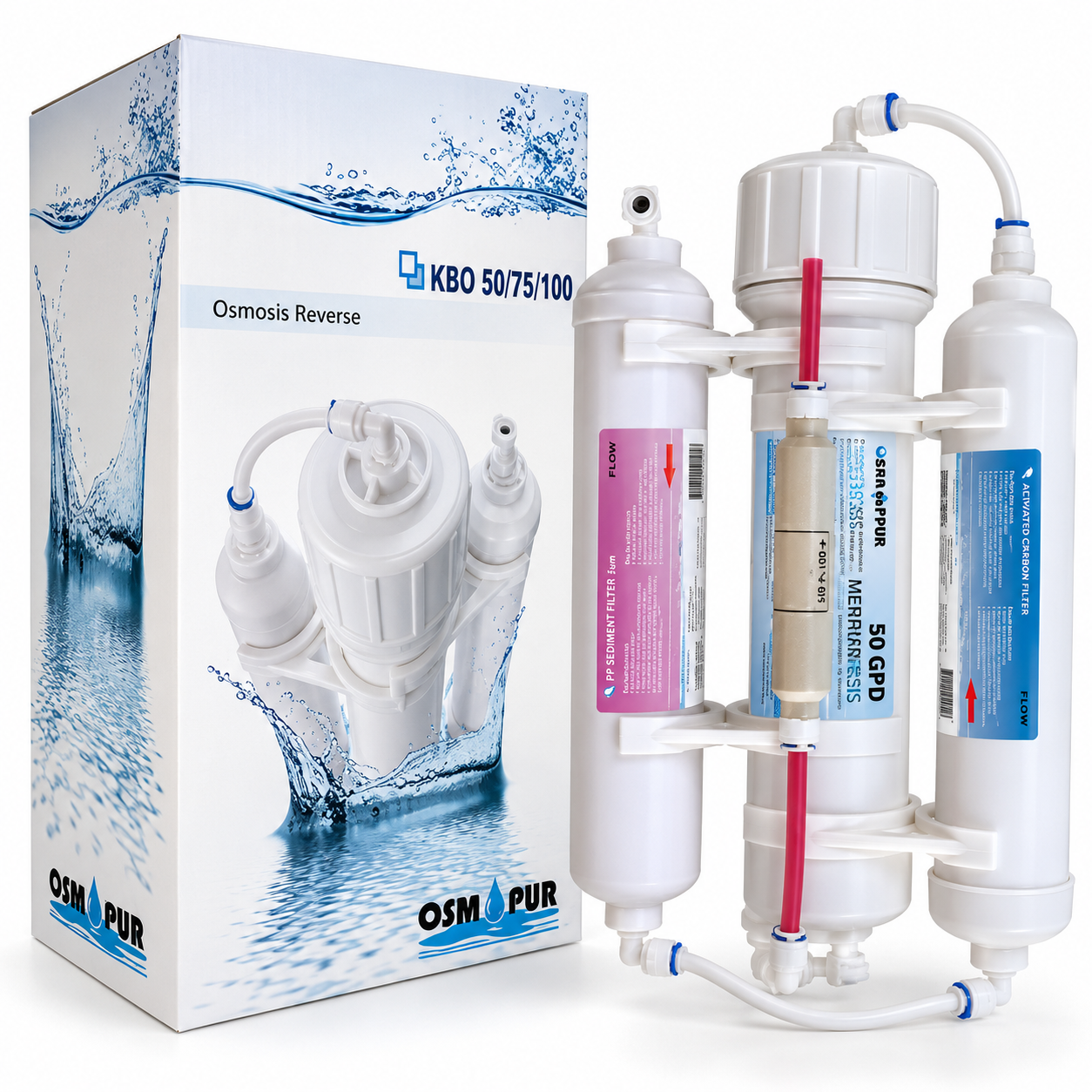 AQUAVIE Osmopur KBO 50 V2 osmoseur de haute qualité 190 L/j
