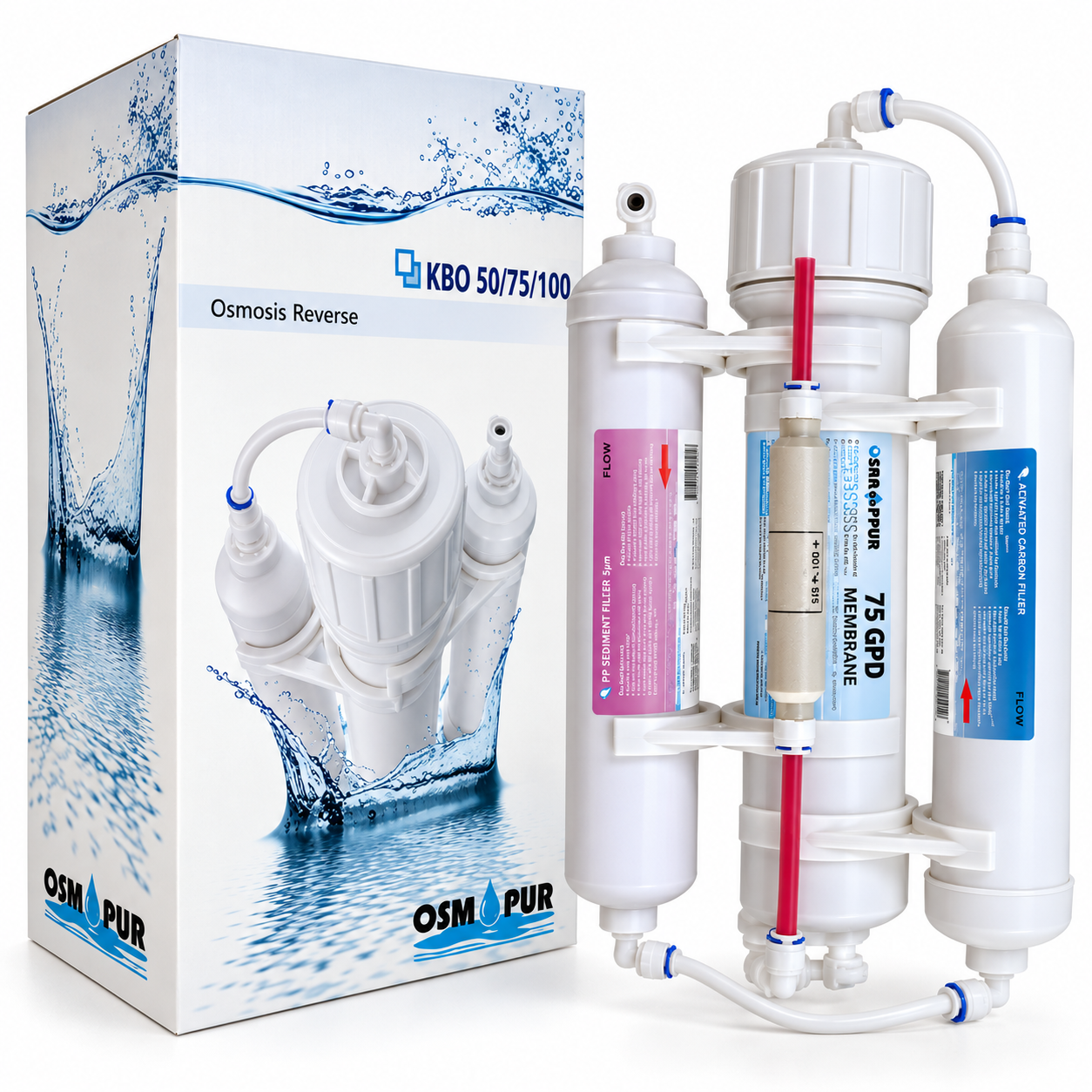 AQUAVIE Osmopur KBO 75 V2 osmoseur de haute qualité 285 L/j