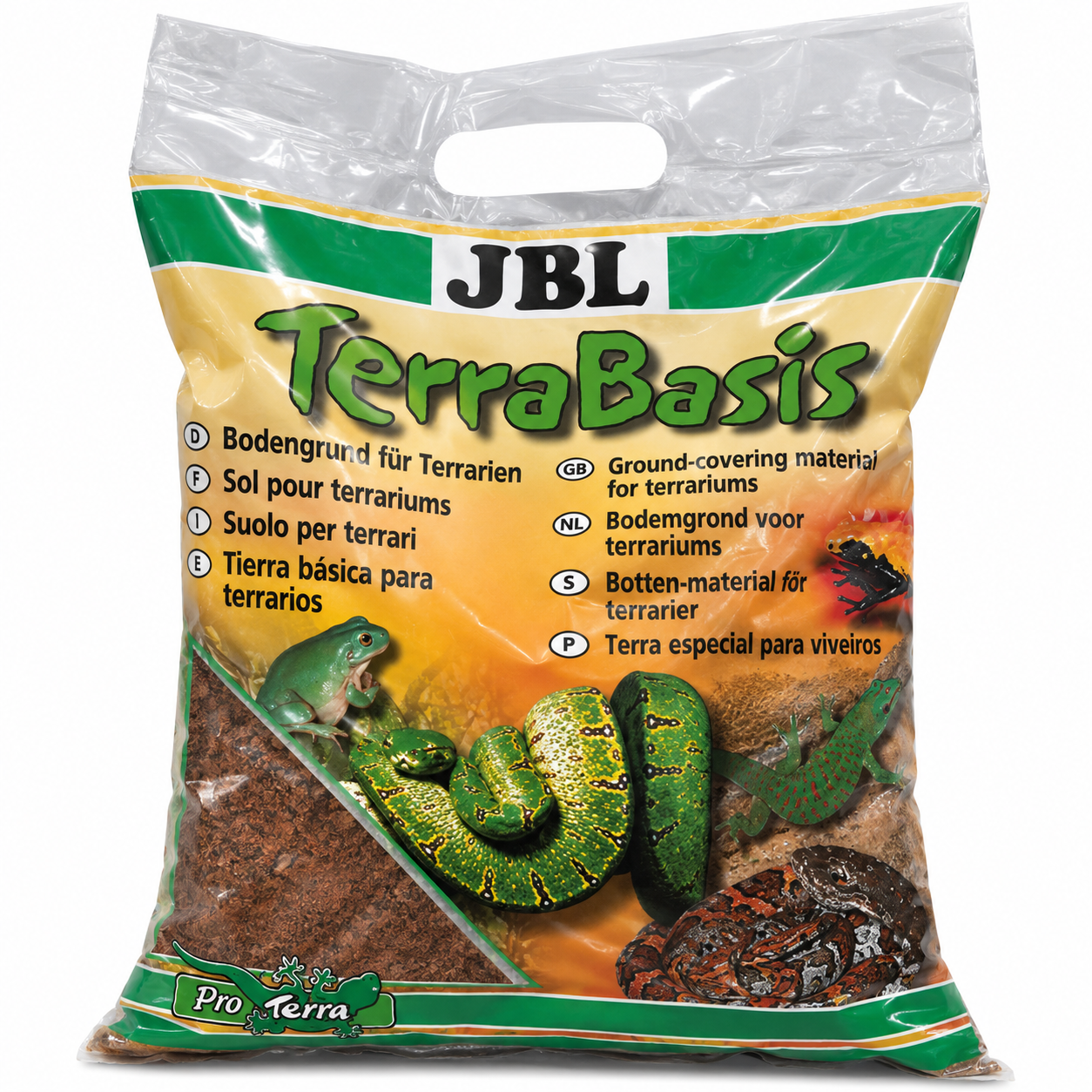 JBL TerraBasis 5 L substrat pour terrariums humides et semi-humides