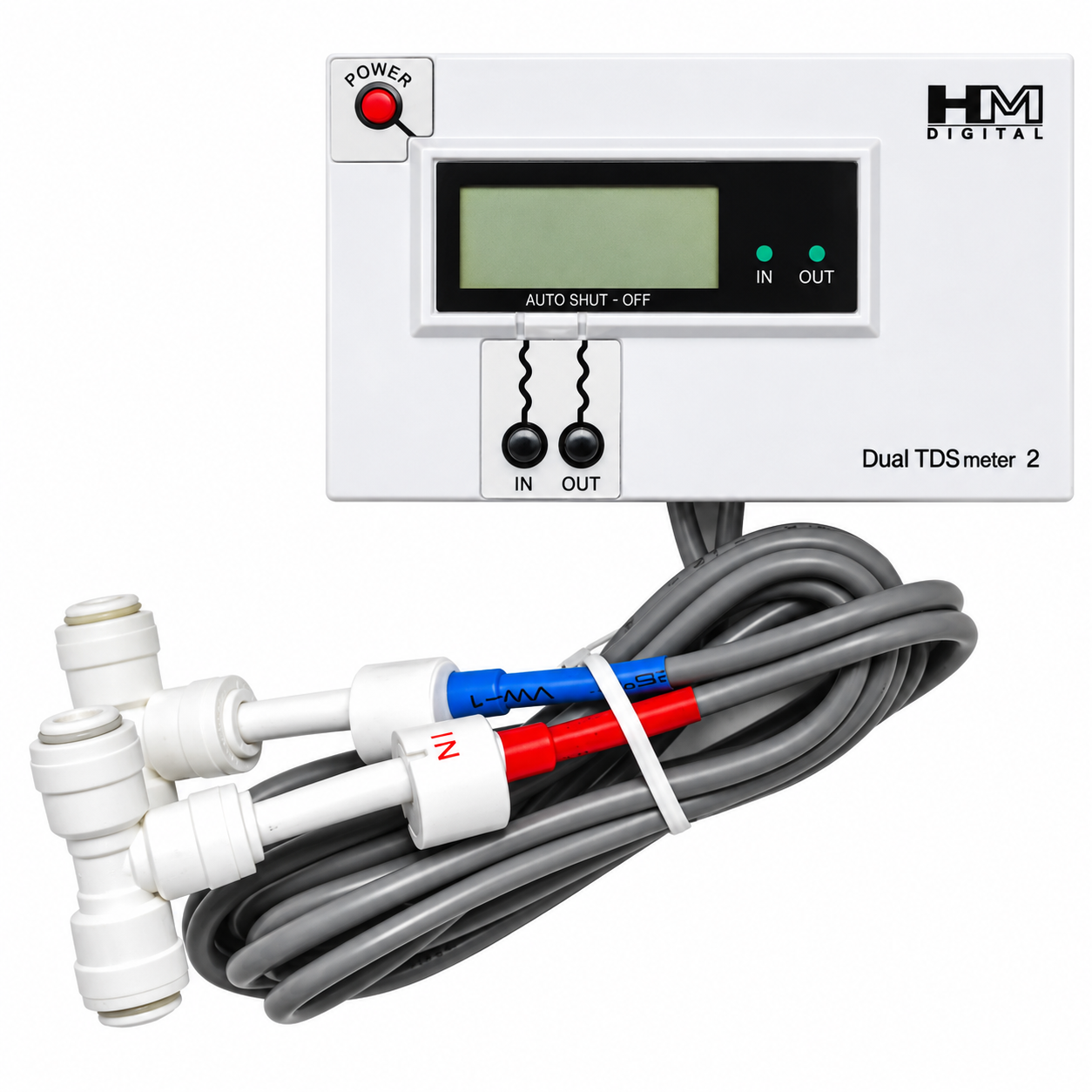 HM Digital Dual TDS Mètre détermine la conductivité de l\'eau à l\'entrée et la sortie de votre osmoseur inverse