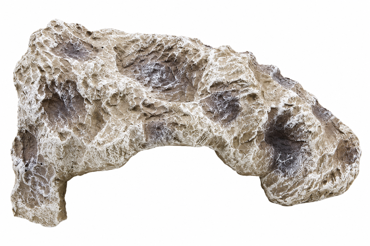HOBBY Cera Granite Cave 2 décoration 21,5 × 13,5 × 10,5 cm pour aquarium et terrarium