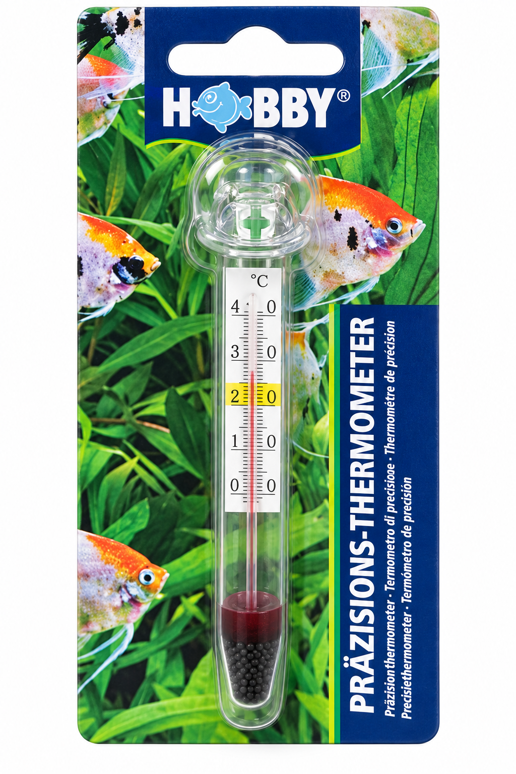 HOBBY Thermomètre de précision avec ventouse pour aquarium
