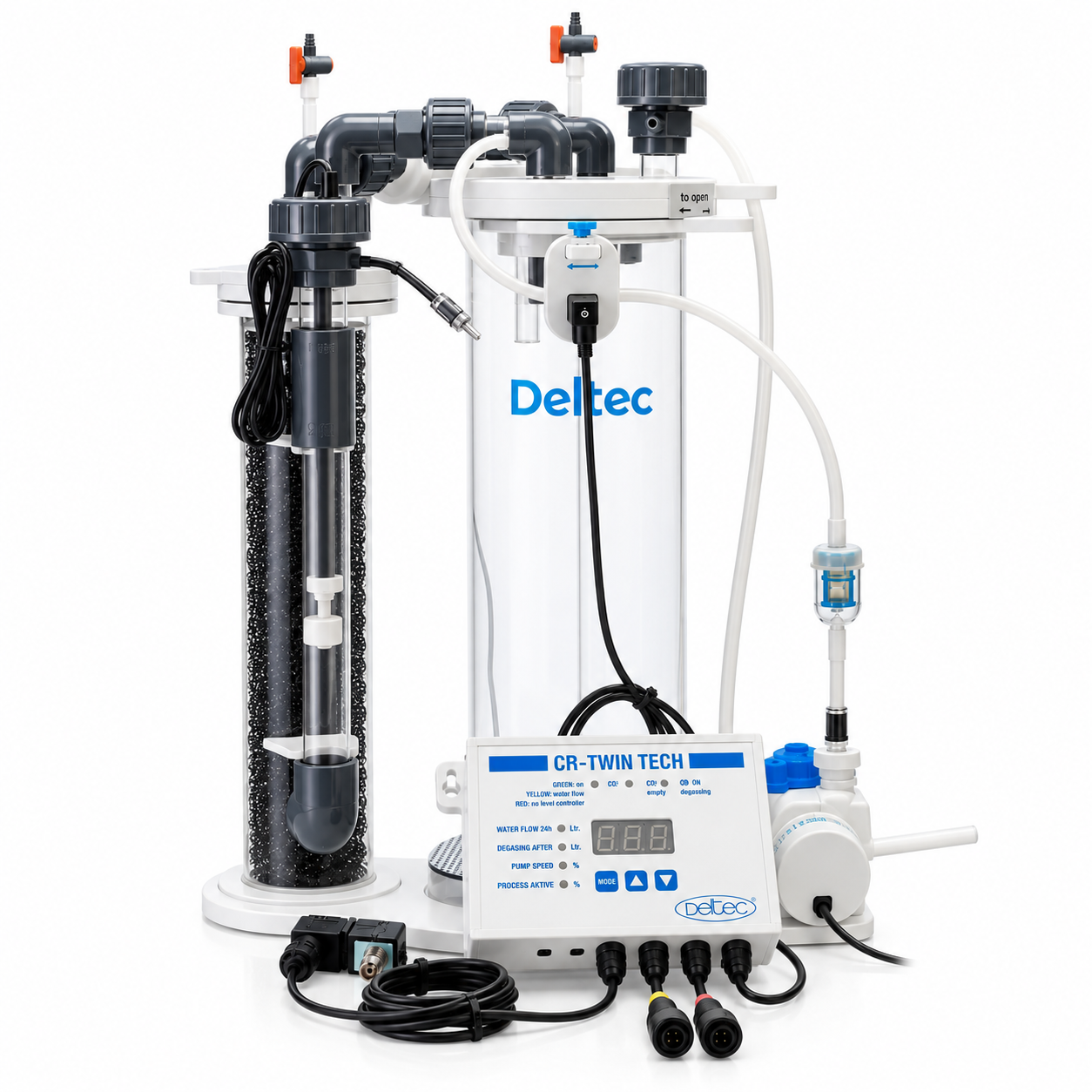 DELTEC CR TwinTech 1500 kit réacteur à Calcium pour aquarium jusqu\'à 1500 L