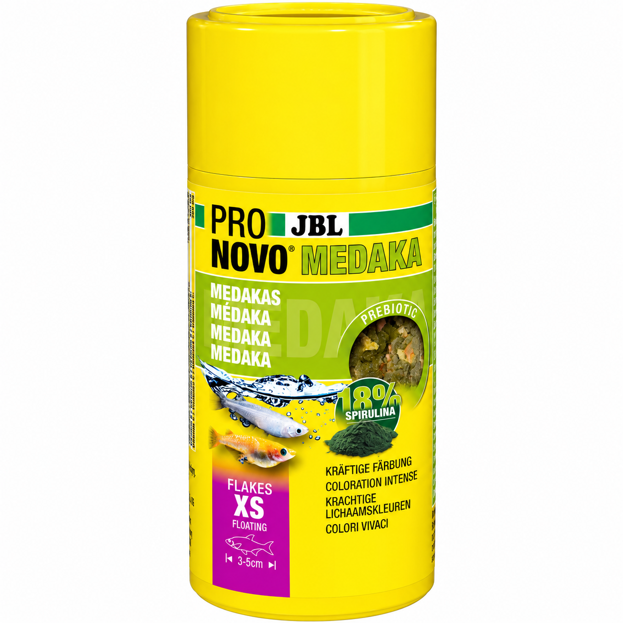 JBL ProNovo Médaka Flakes XS 100 ml nourriture en flocons spéciale poissons du type Oryzias latipes