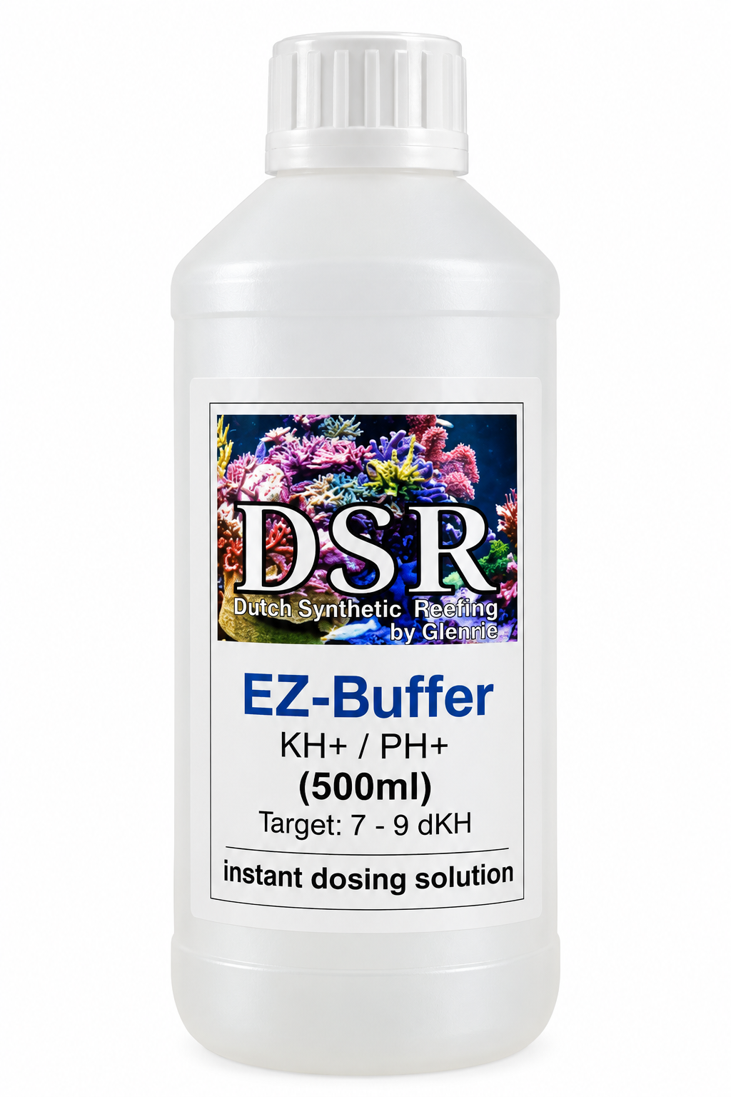 DSR EZ Buffer 500 ml augmente rapidement le KH et le pH en aquarium marin
