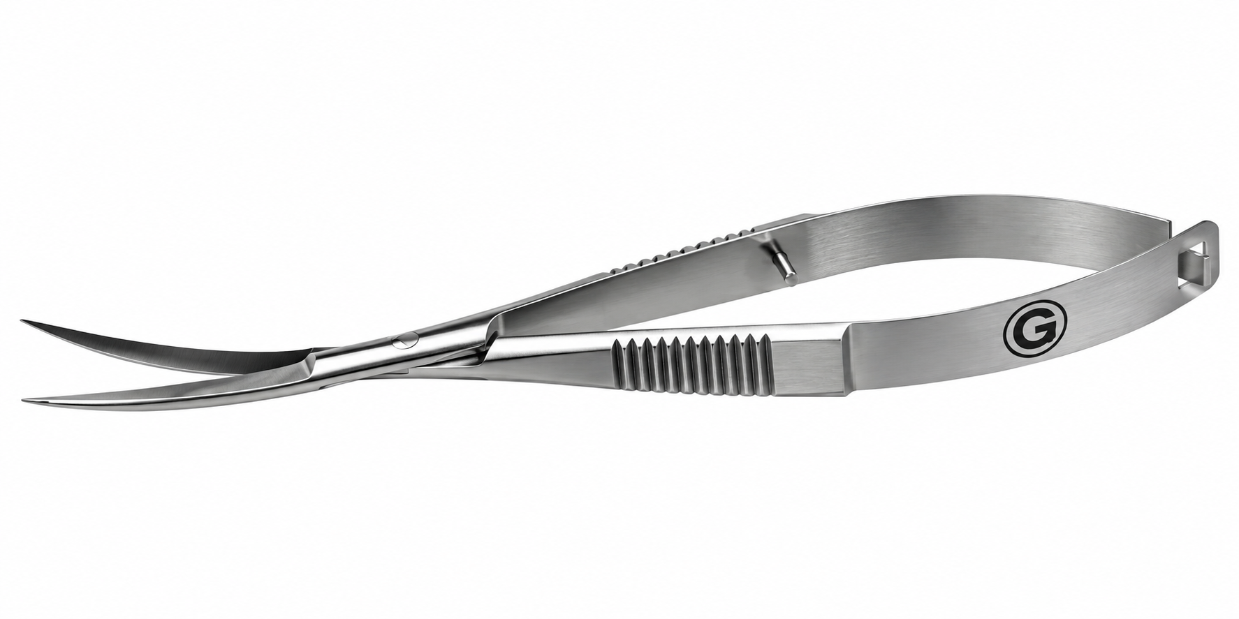 DVH Spring Scissor Angular 15,9 cm ciseaux courbés à ressort en acier chirurgical inoxydable pour utilisations diverses