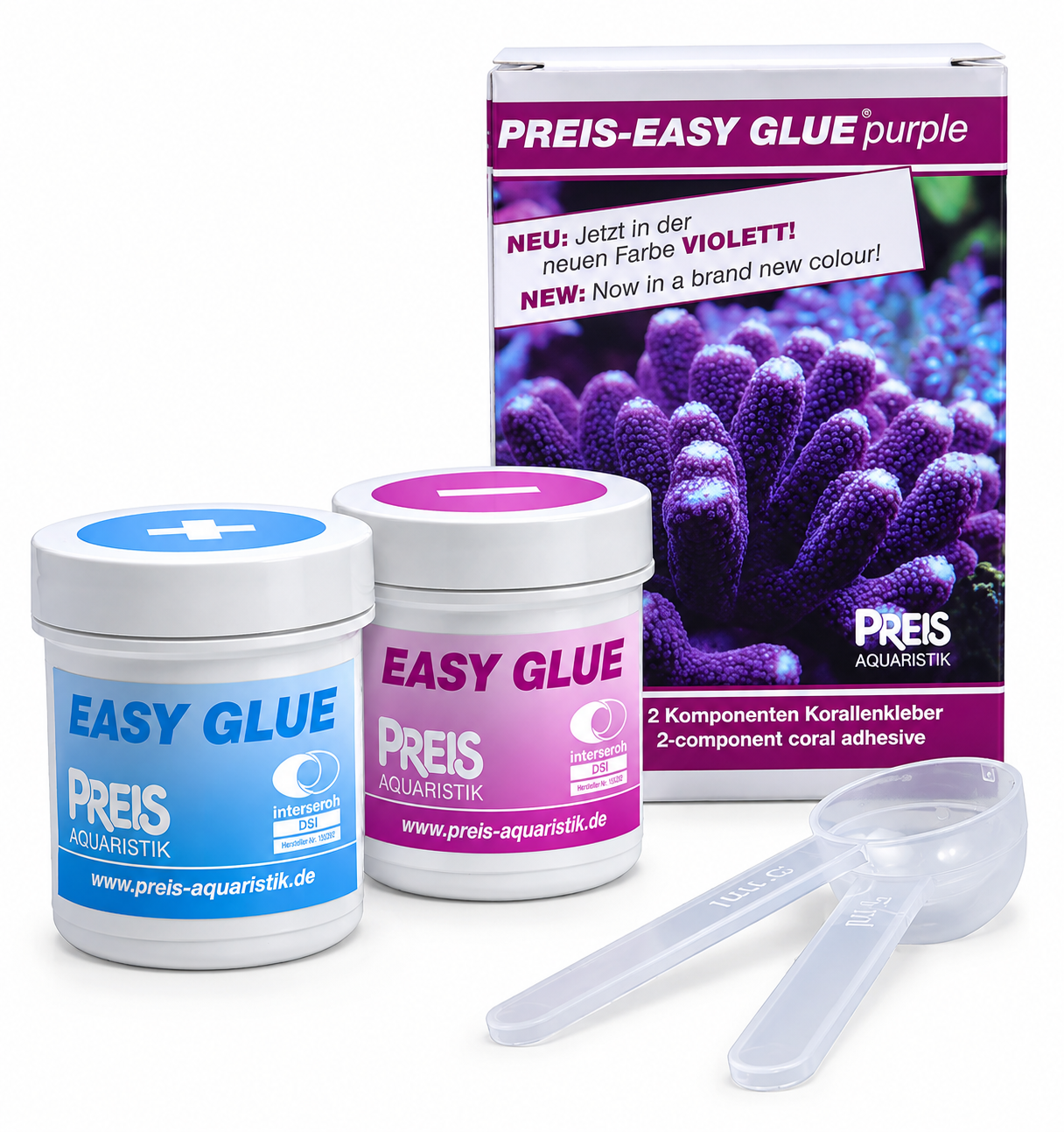 PREIS Easy Glue Violet  pour le collage facile de vos boutures de coraux