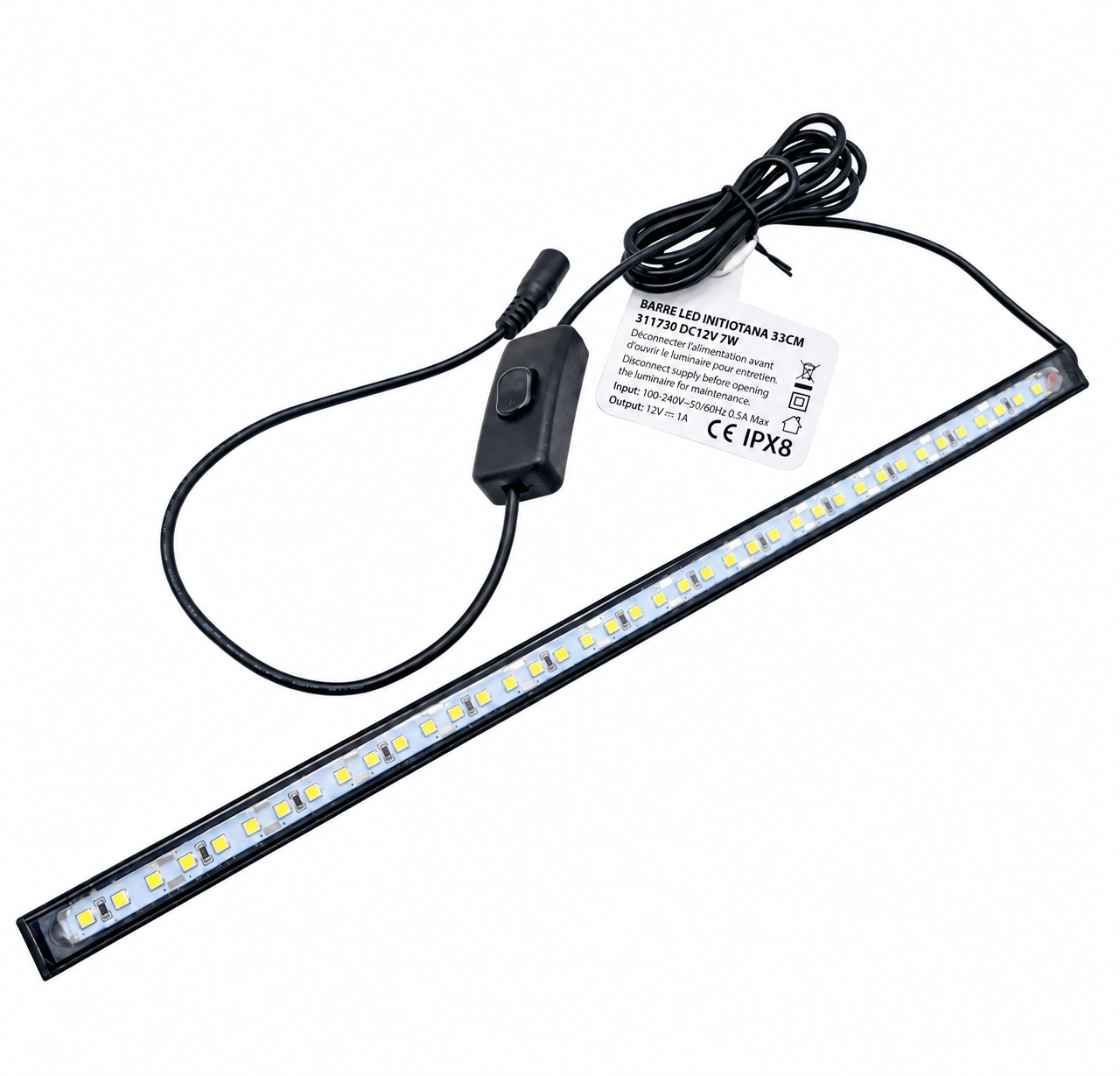 ZOLUX Initio 33 LED tube d\'éclairage LEDs 7W 6500K lumière du jour pour aquariums Maya et Initio 60