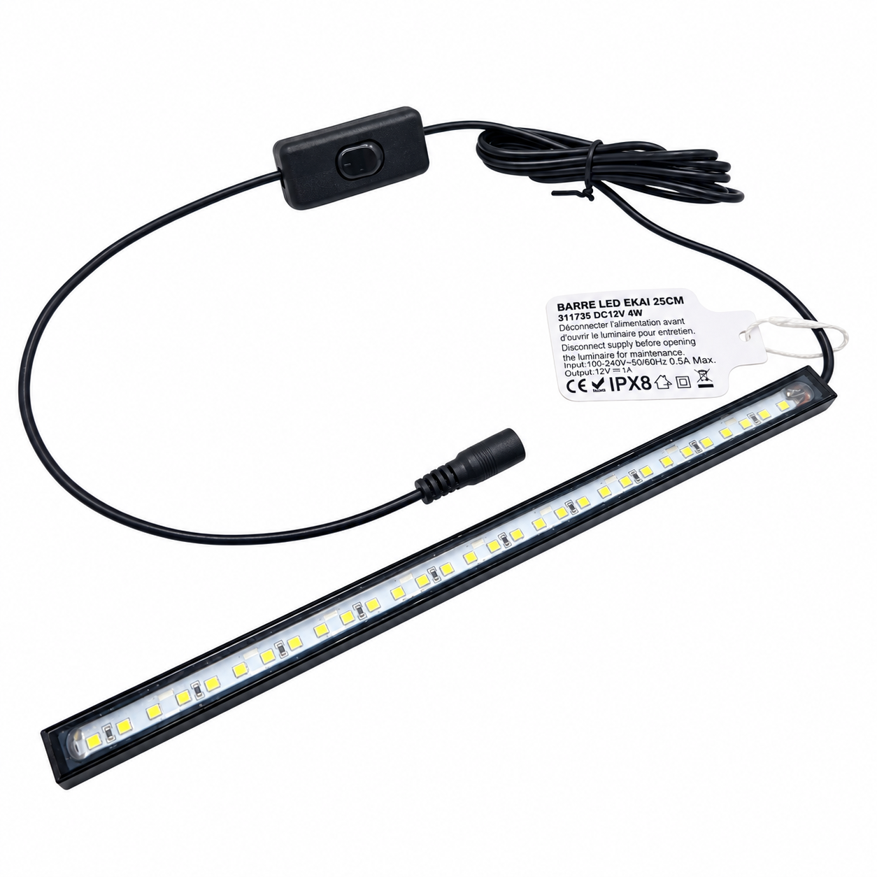 ZOLUX Ekaï 25 LED tube d\'éclairage LEDs 4W 6500K lumière du jour pour aquariums Ekaï et Initio 35