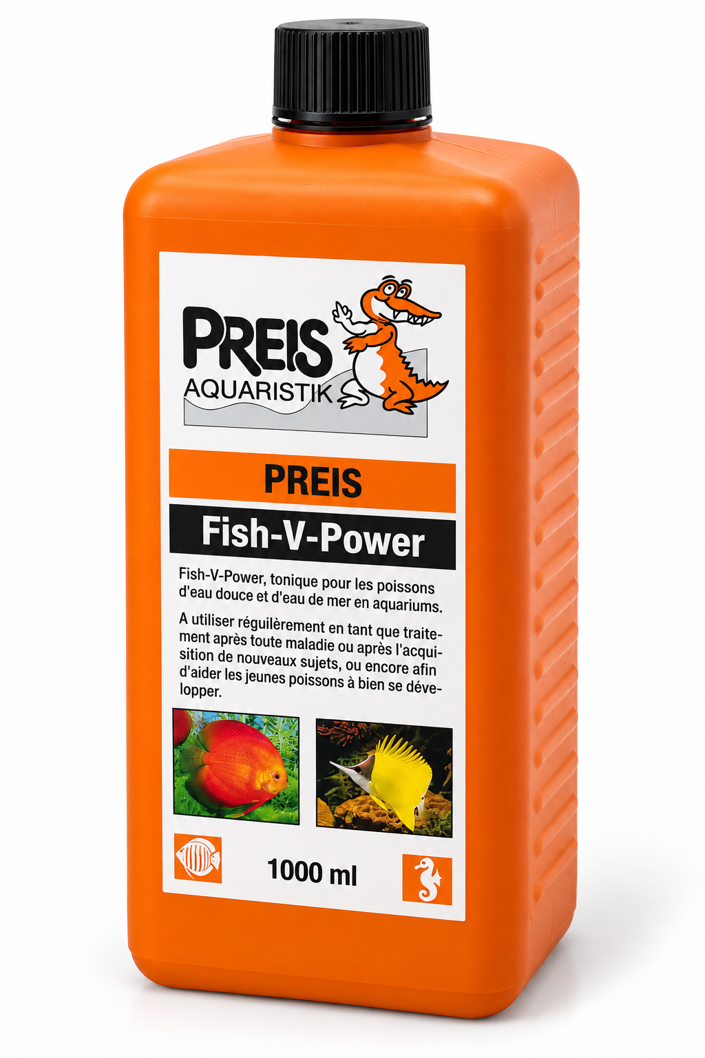 PREIS Fish V-Power 1 L produit tonifiant et anti-stress pour poisson d\'eau douce et d\'eau de mer