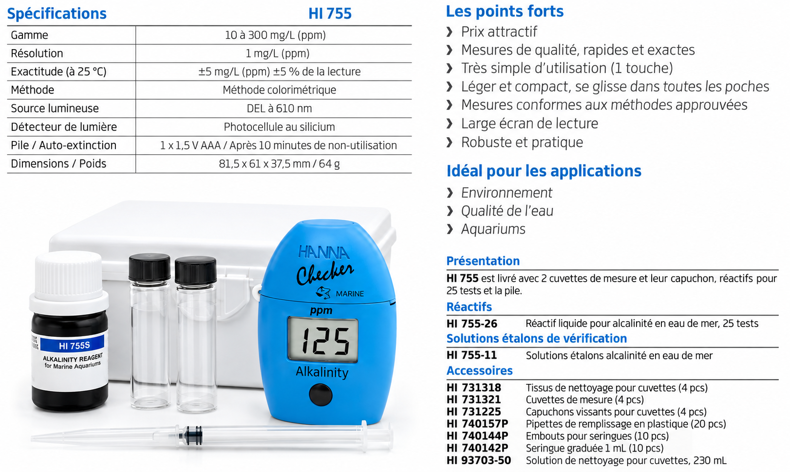 hanna-hi755-checker-alcalinite-mini-photometre-special-eau-de-mer-pour-tester-l-alcalinite-jusqu-a-300-mg-l-1