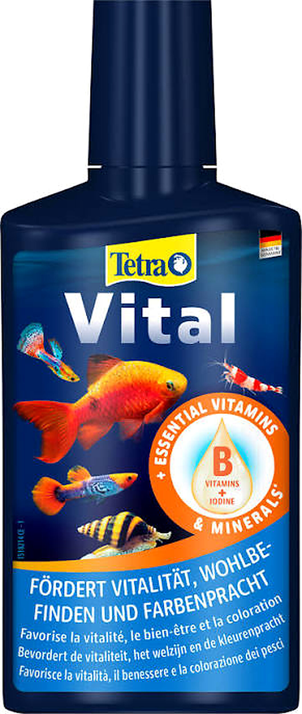 TETRA Vital 250 ml soin vitaminé complet pour plantes et poissons d\'aquarium d\'eau douce