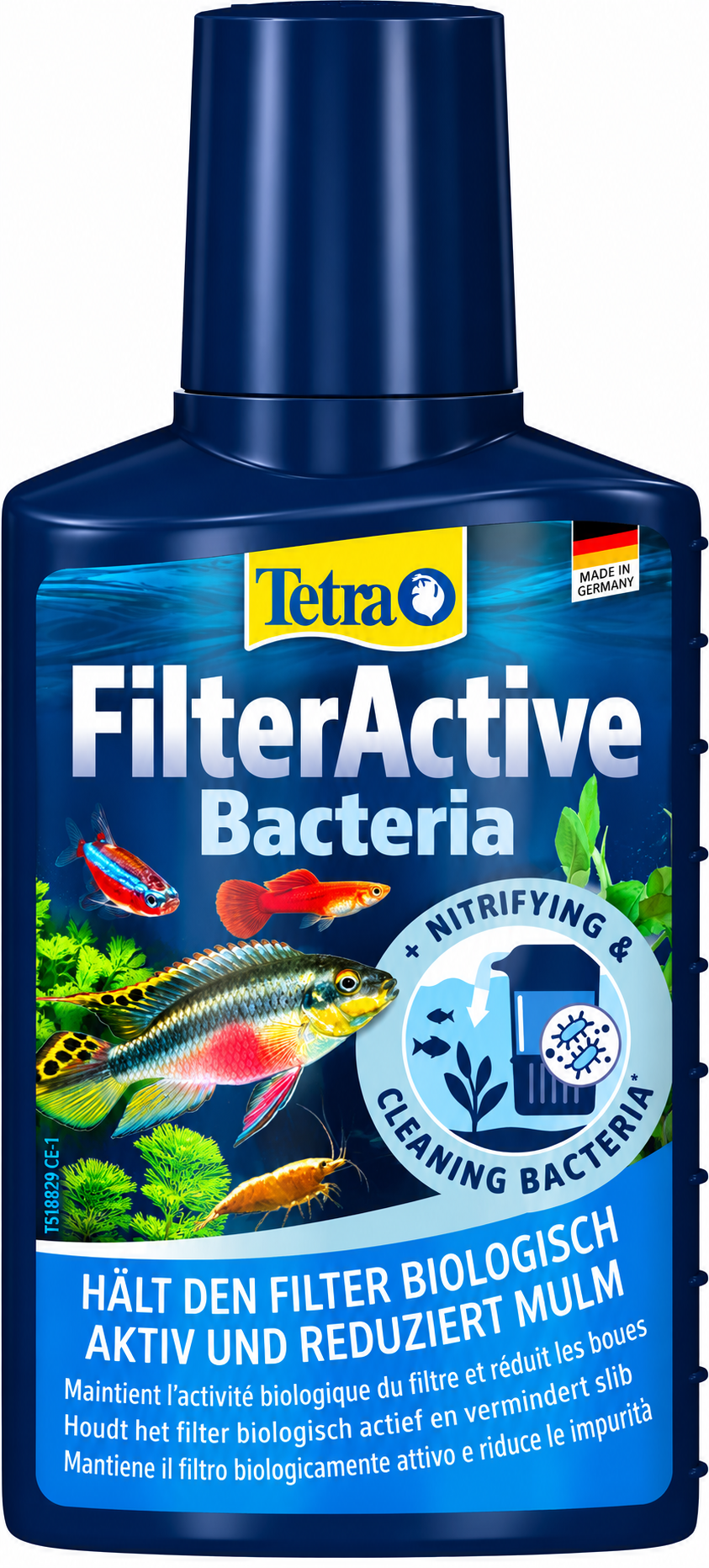 TETRA FilterActive 100 ml bactéries pour le maintient de l\'activité biologique dans le filtre et l\'aquarium