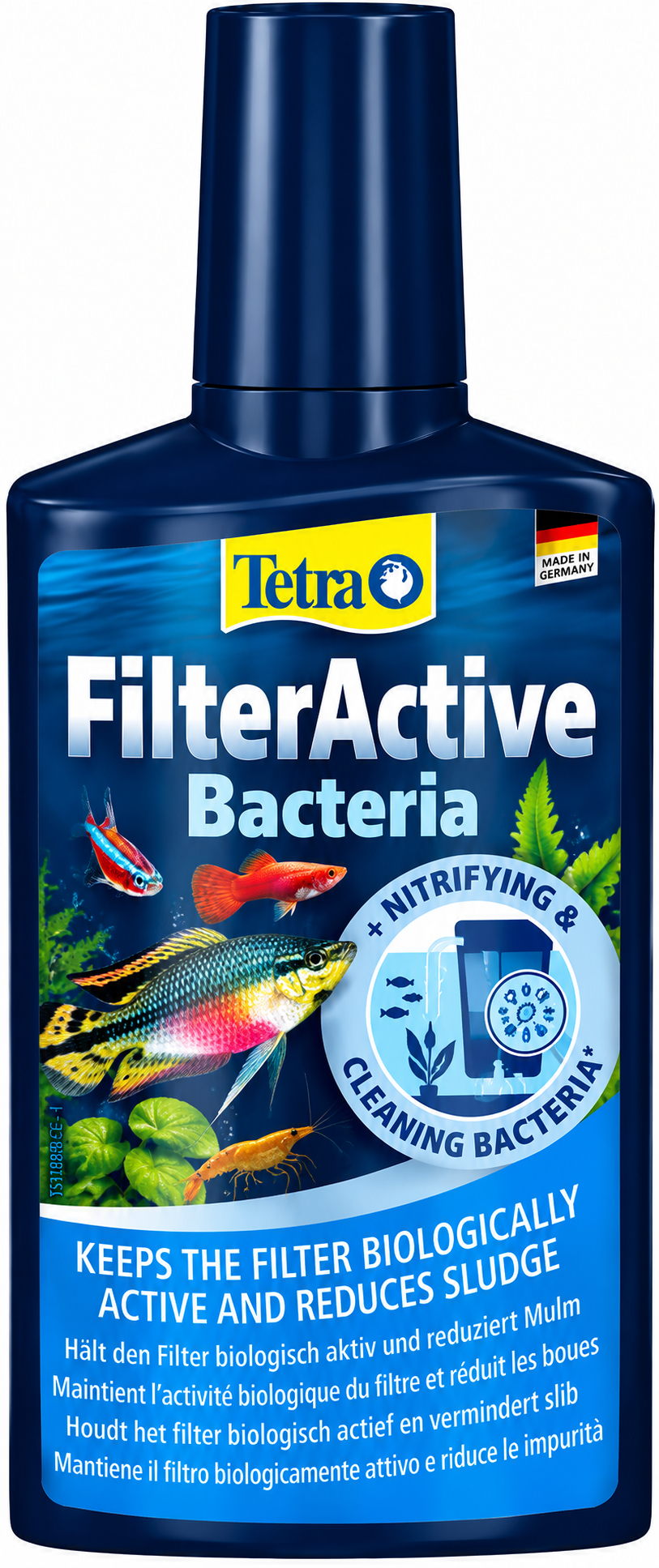 TETRA FilterActive 250 ml bactéries pour le maintient de l\'activité biologique dans le filtre et l\'aquarium