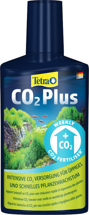 TETRA CO2 Plus 250 ml apport de CO2 sous forme liquide pour aquarium d\'eau douce planté