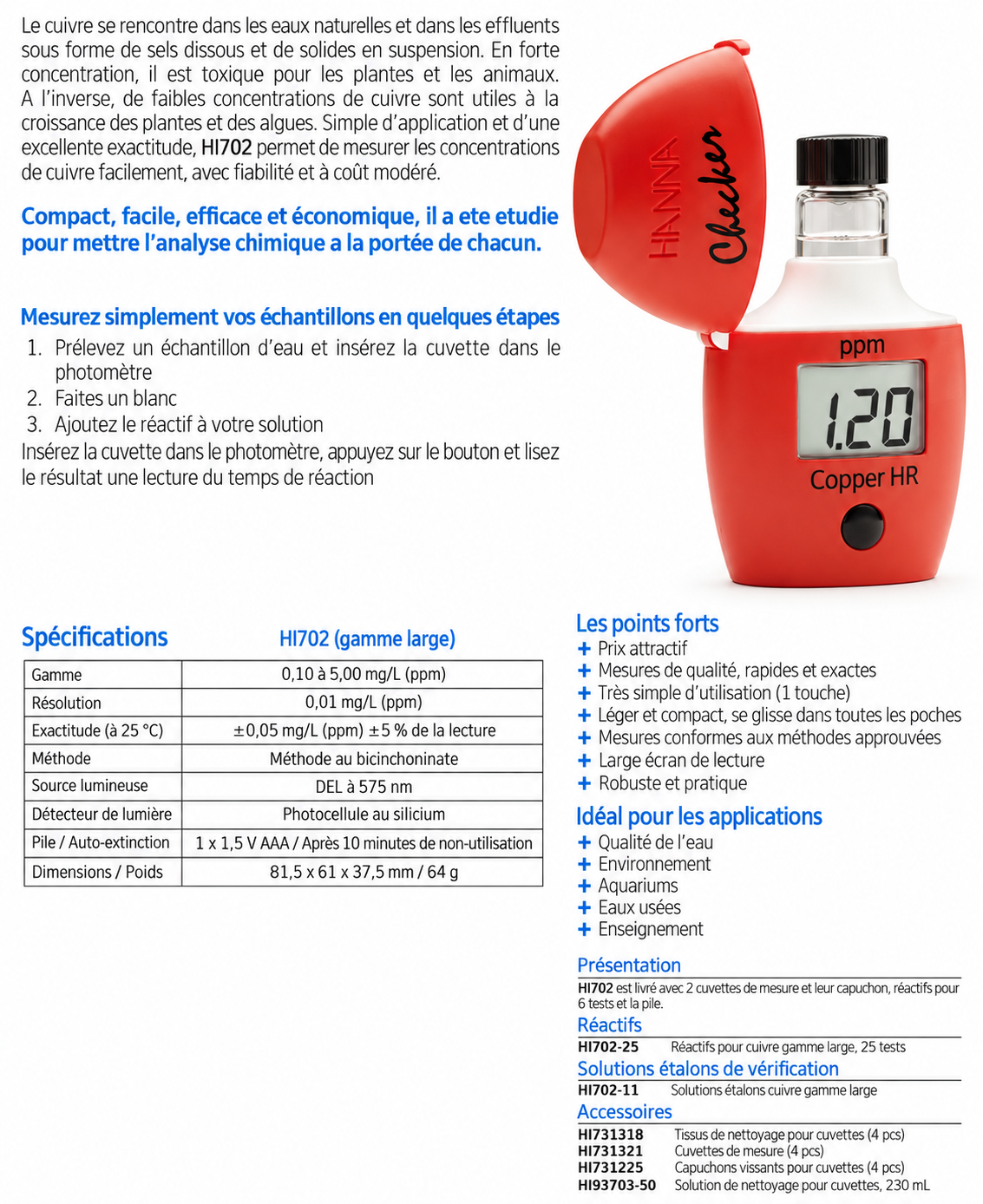 hanna-hi702-checker-cuivre-mini-photometre-special-eau-de-mer-pour-tester-le-cu-jusqu-a-5-00-mg-l-1