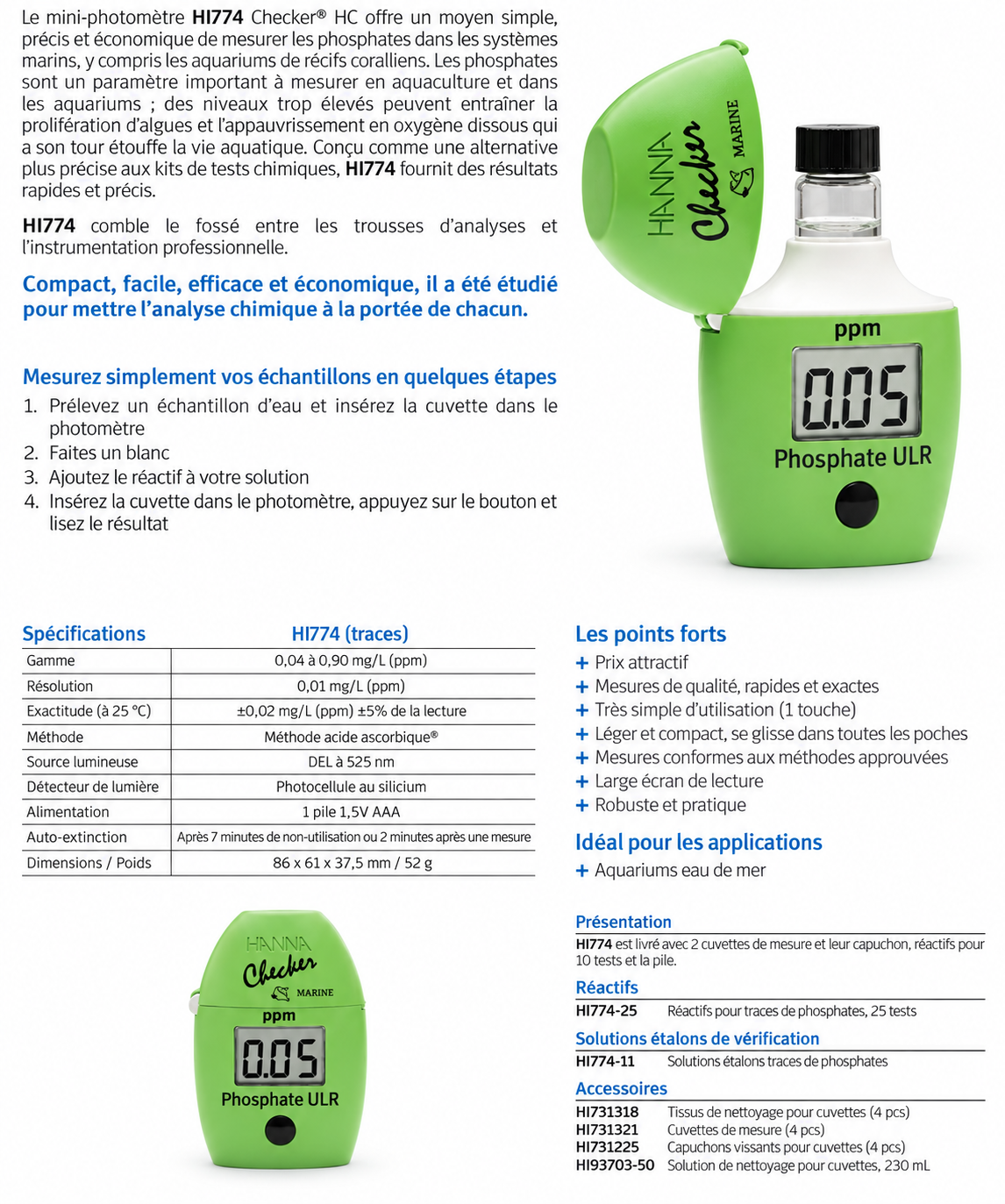 hanna-hi774-checker-phosphate-mini-photometre-special-eau-de-mer-pour-tester-les-po4-de-0-04-a-0-90-mg-l-1