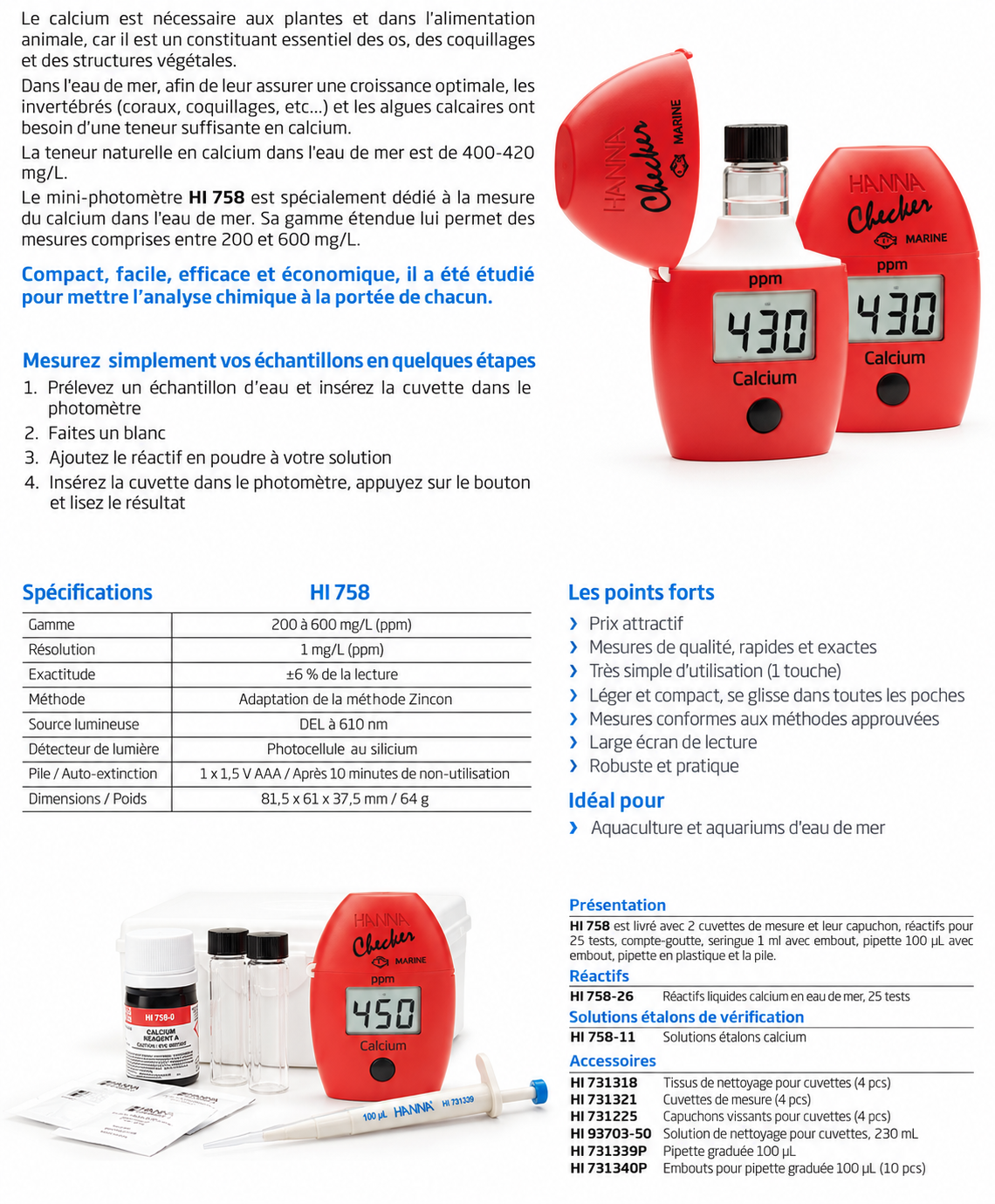 hanna-hi758-checker-calcium-mini-photometre-special-eau-de-mer-pour-tester-le-ca-de-200-a-600-mg-l-1