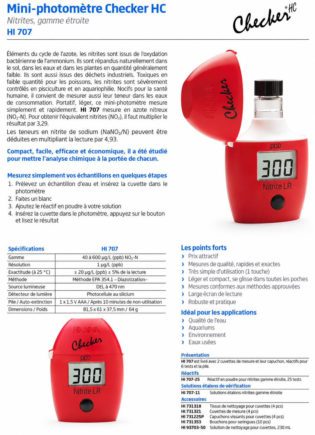 hanna-hi707-checker-nitrite-mini-photometre-special-eau-douce-pour-tester-les-no2-en-gamme-de-40-a-600-ug-l-1
