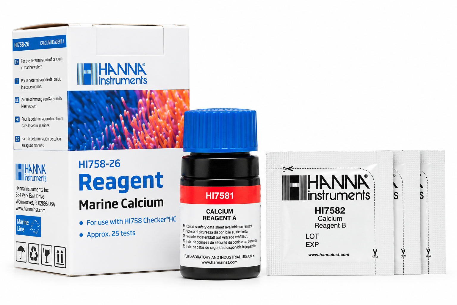 HANNA HI758-26 Réactif liquide pour calcium, pour 25 tests