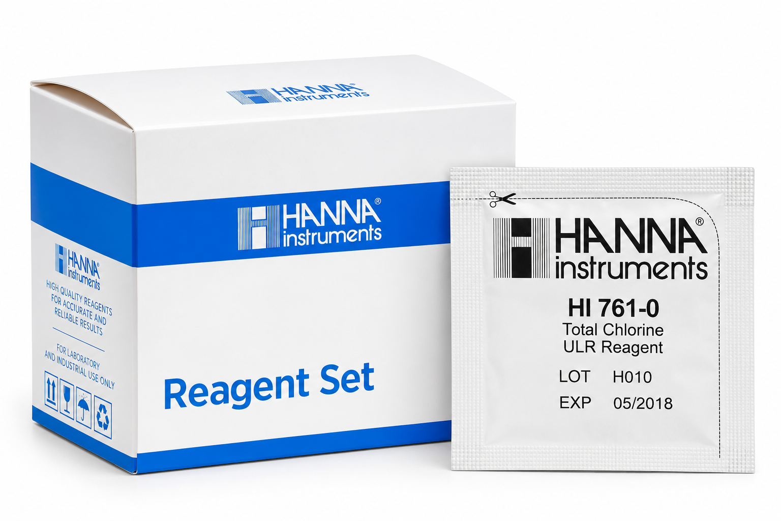 HANNA HI761-25 Réactifs pour traces de chlore total, pour 25 tests