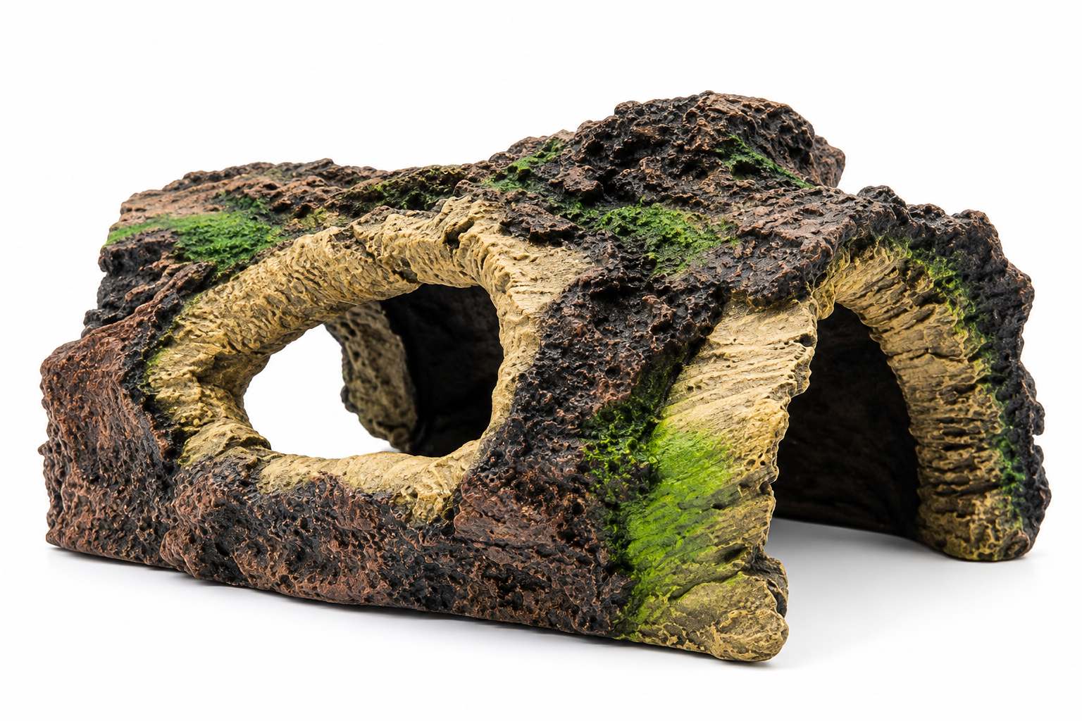 SCALARE Écorce artificielle d\'arbre décorative 14,5 x 9 x 6,7 cm pour aquarium
