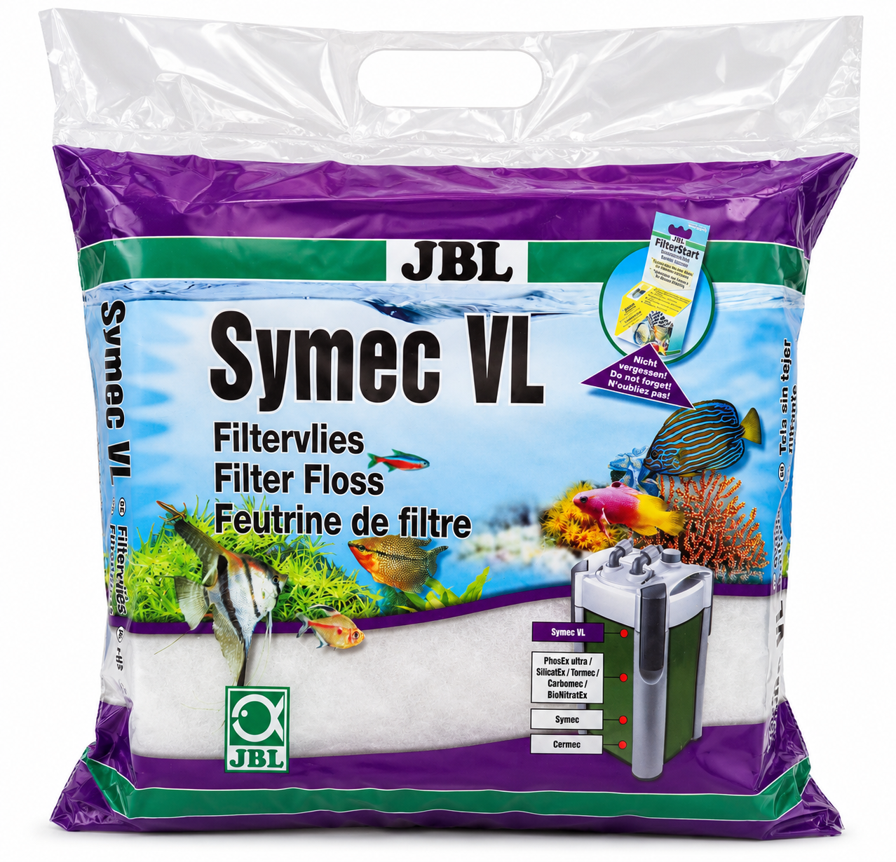 JBL Symec VL feutrine filtrante 80 x 25 x 3 cm