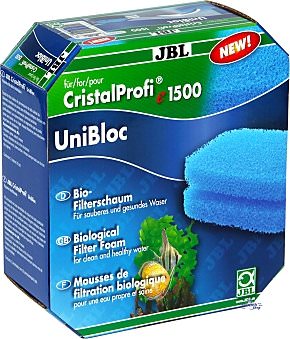 JBL UniBloc mousse de filtration pour filtres CristalProfi e1500, e1501, e1901, e1502, e1902